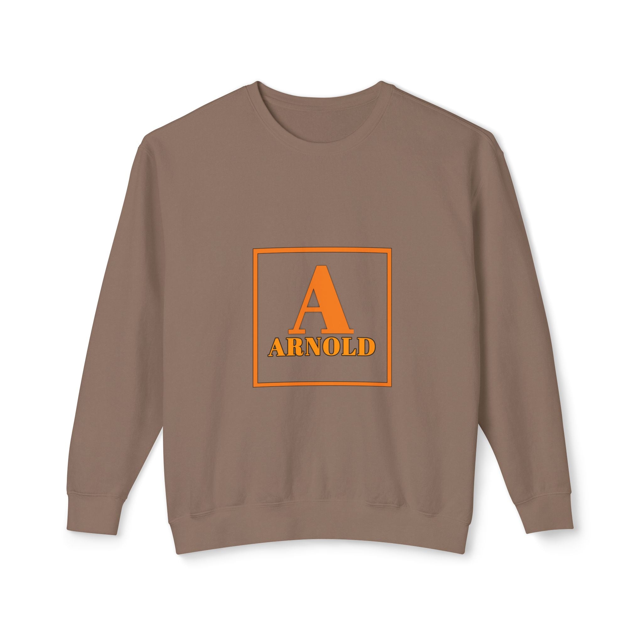 Arnold Monogram Crewneck Sweatshirt — Personalized Initial A Design