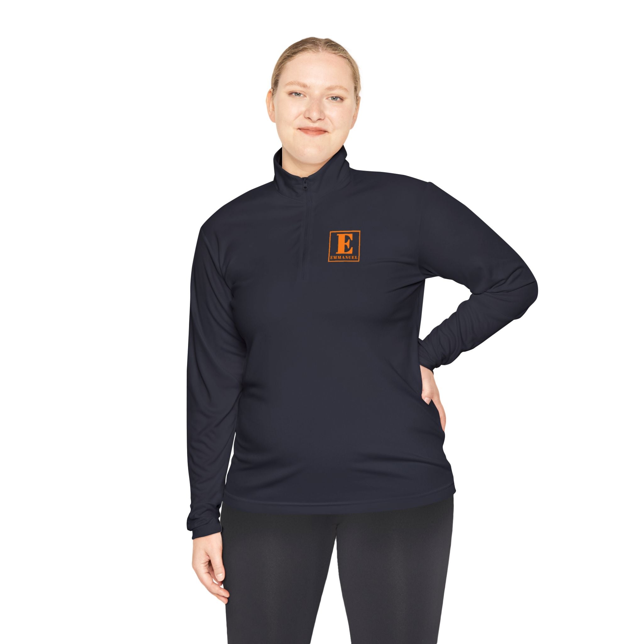 Ember Block E Quarter-Zip Pullover