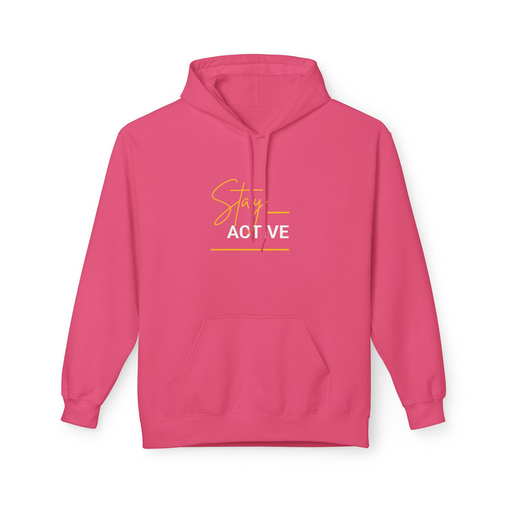 Stay Golden Hoodie — Minimal Script Graphic Casual Pullover