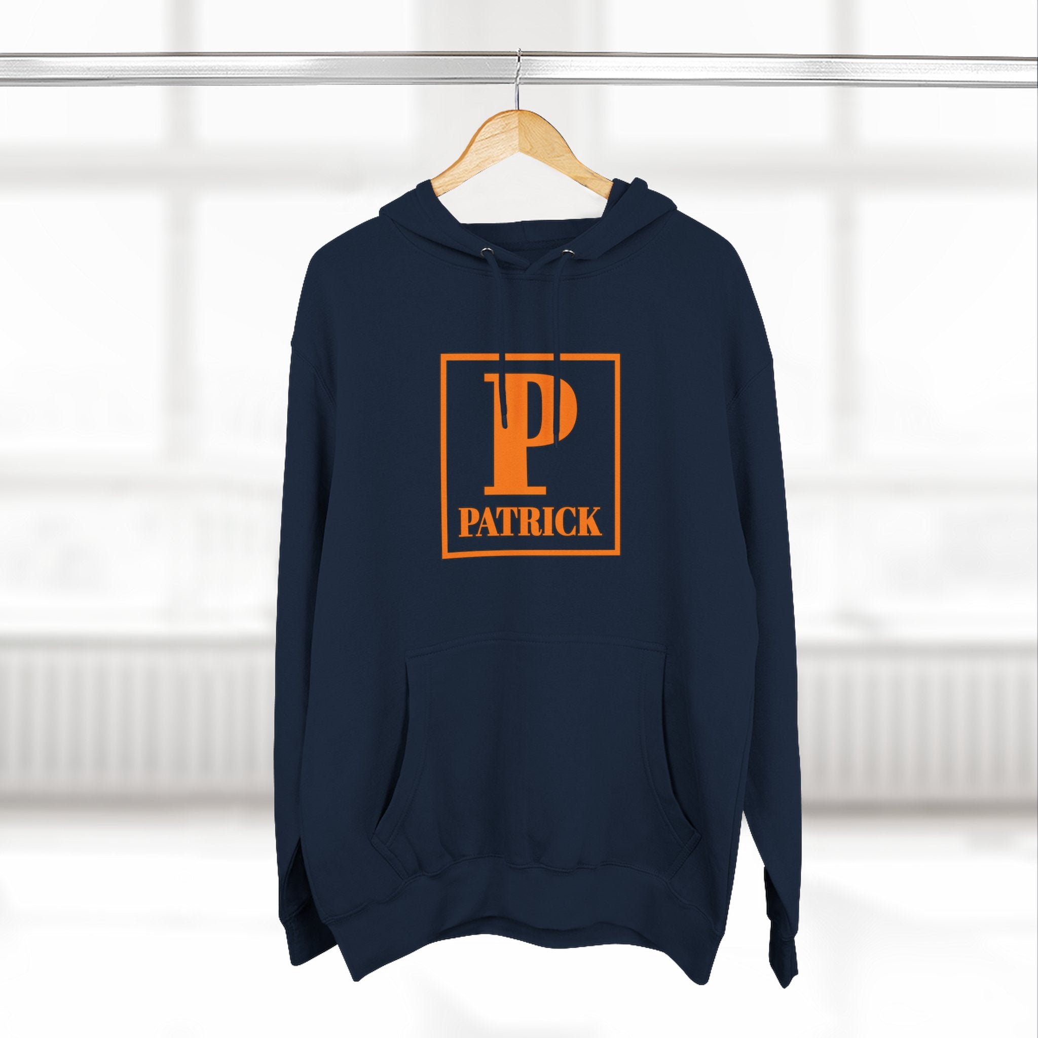 Patrick Monogram Hoodie — Personalized Initial P Letter Pullover