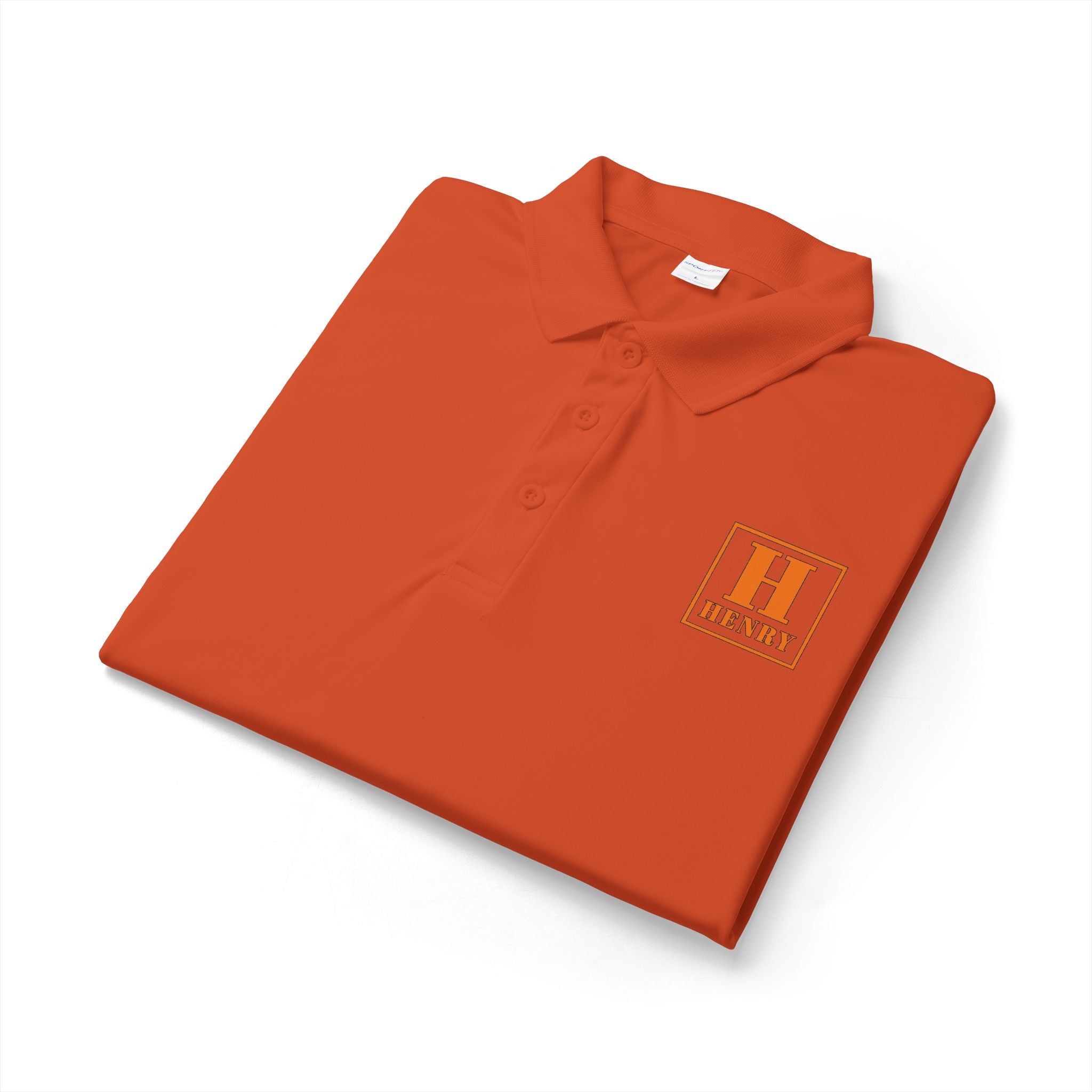 Embroidered 'H' Logo Corporate Polo — Performance Sport Shirt