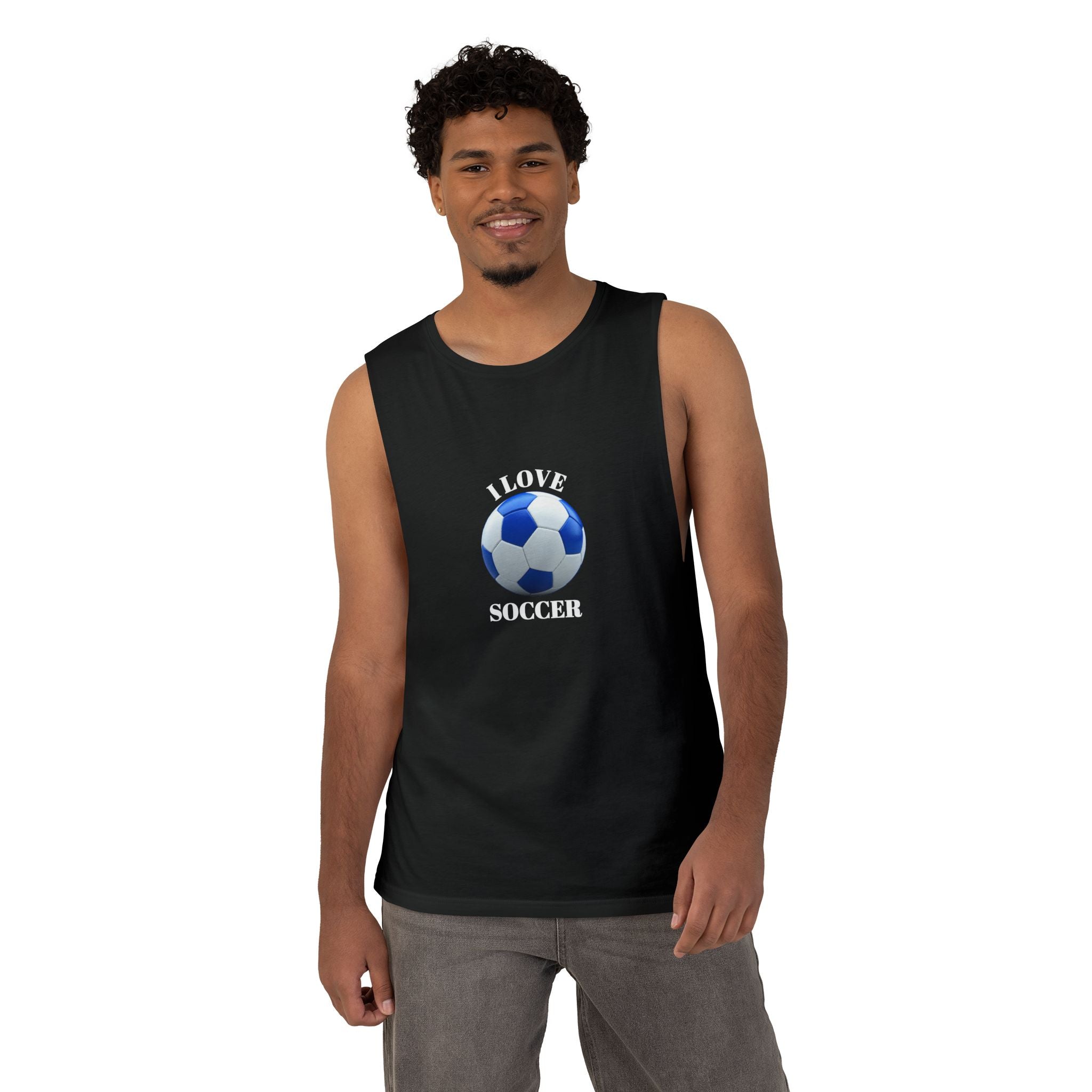 Soccer Ball Tank Top – Athletic Graphic Sports Tank