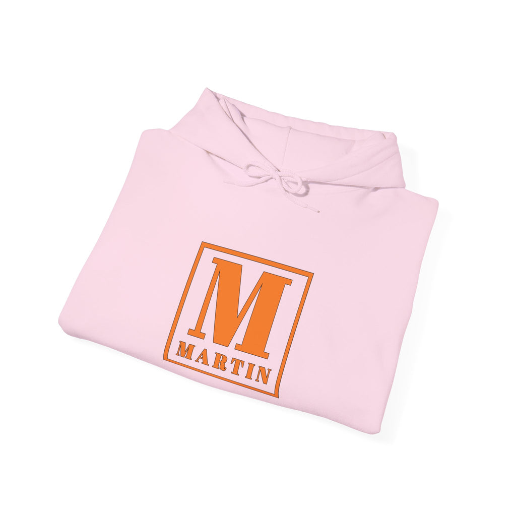 Monogram 'M Martin' Hoodie — Custom Initial Square Logo