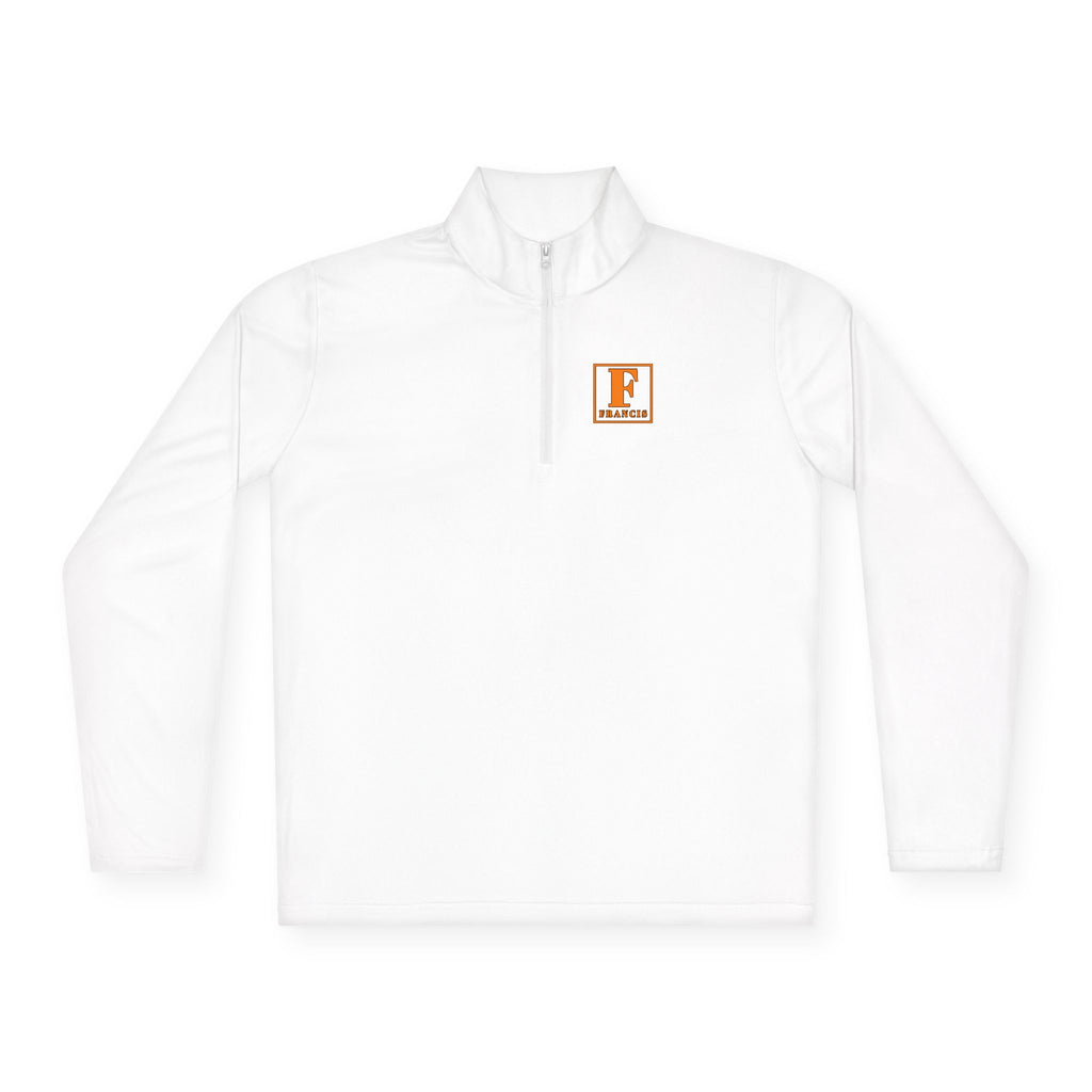 Quarter-Zip Pullover — Minimalist Small Logo Chest Pullover