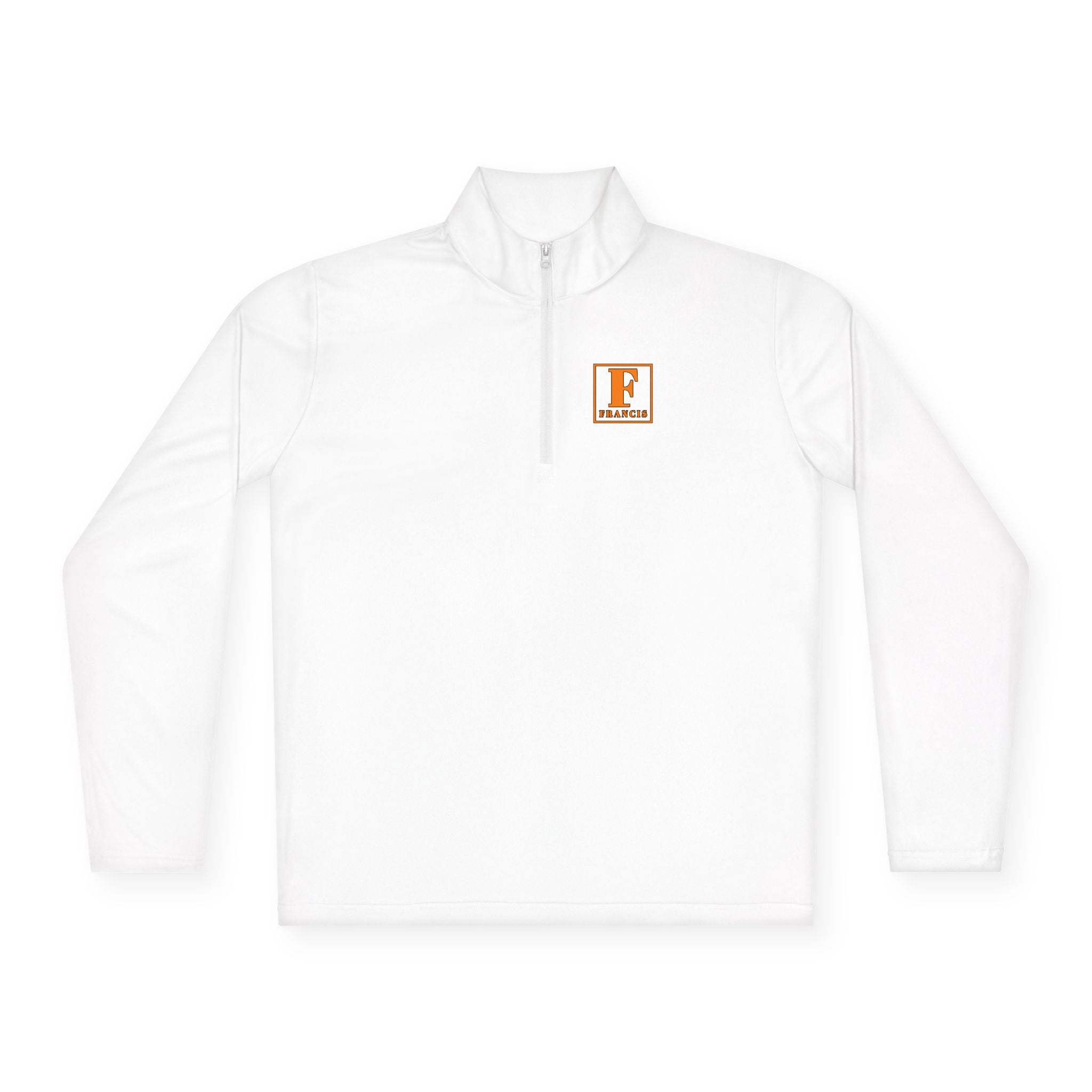 Quarter-Zip Pullover — Minimalist Small Logo Chest Pullover