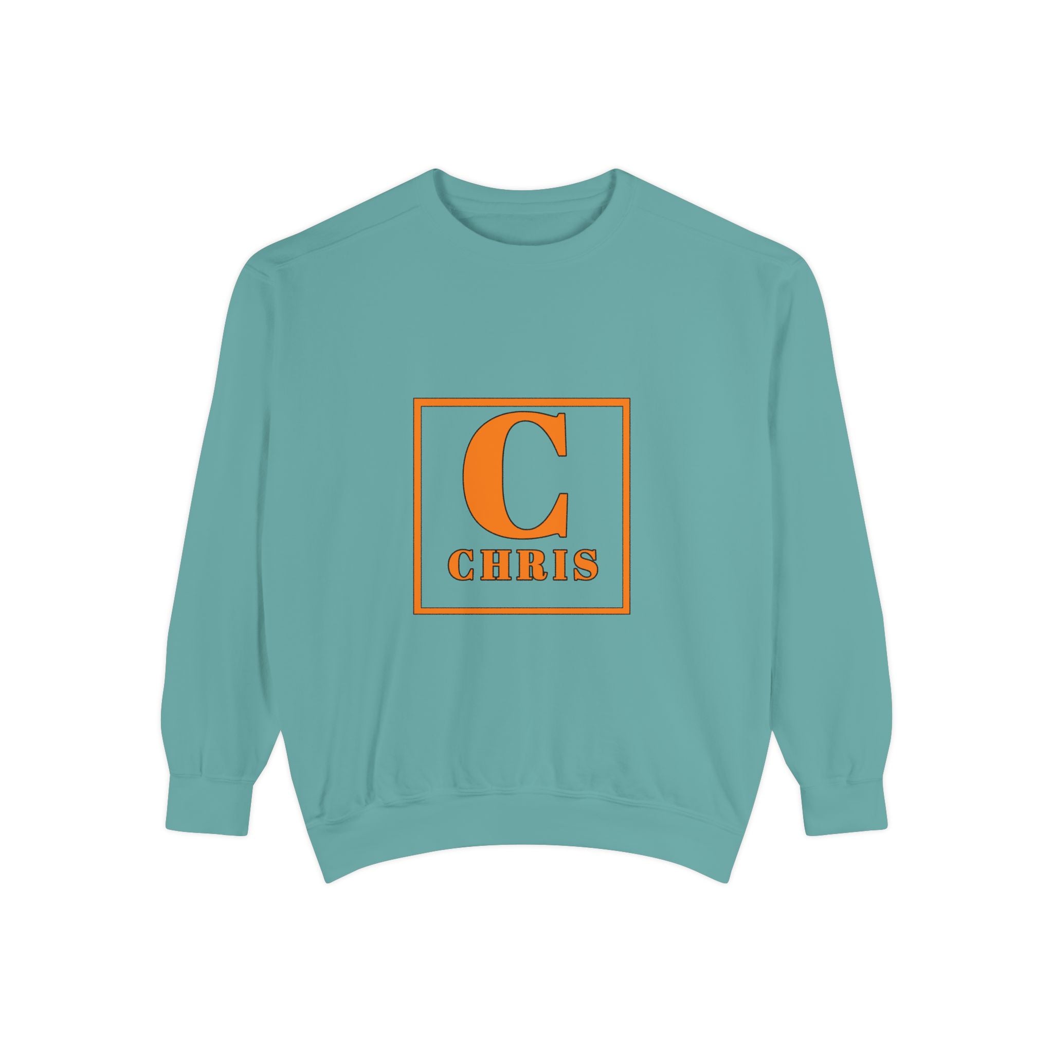 Personalized 'C' Initial Sweatshirt — Chris Monogram Crewneck