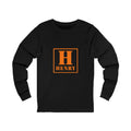 Personalized 'H' Monogram Long Sleeve Tee – Henry Name Initial Shirt
