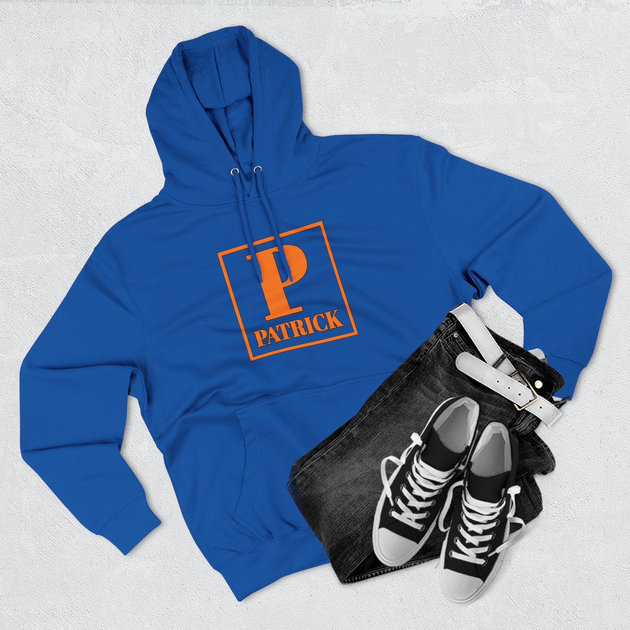 Patrick Monogram Hoodie — Personalized Initial P Letter Pullover