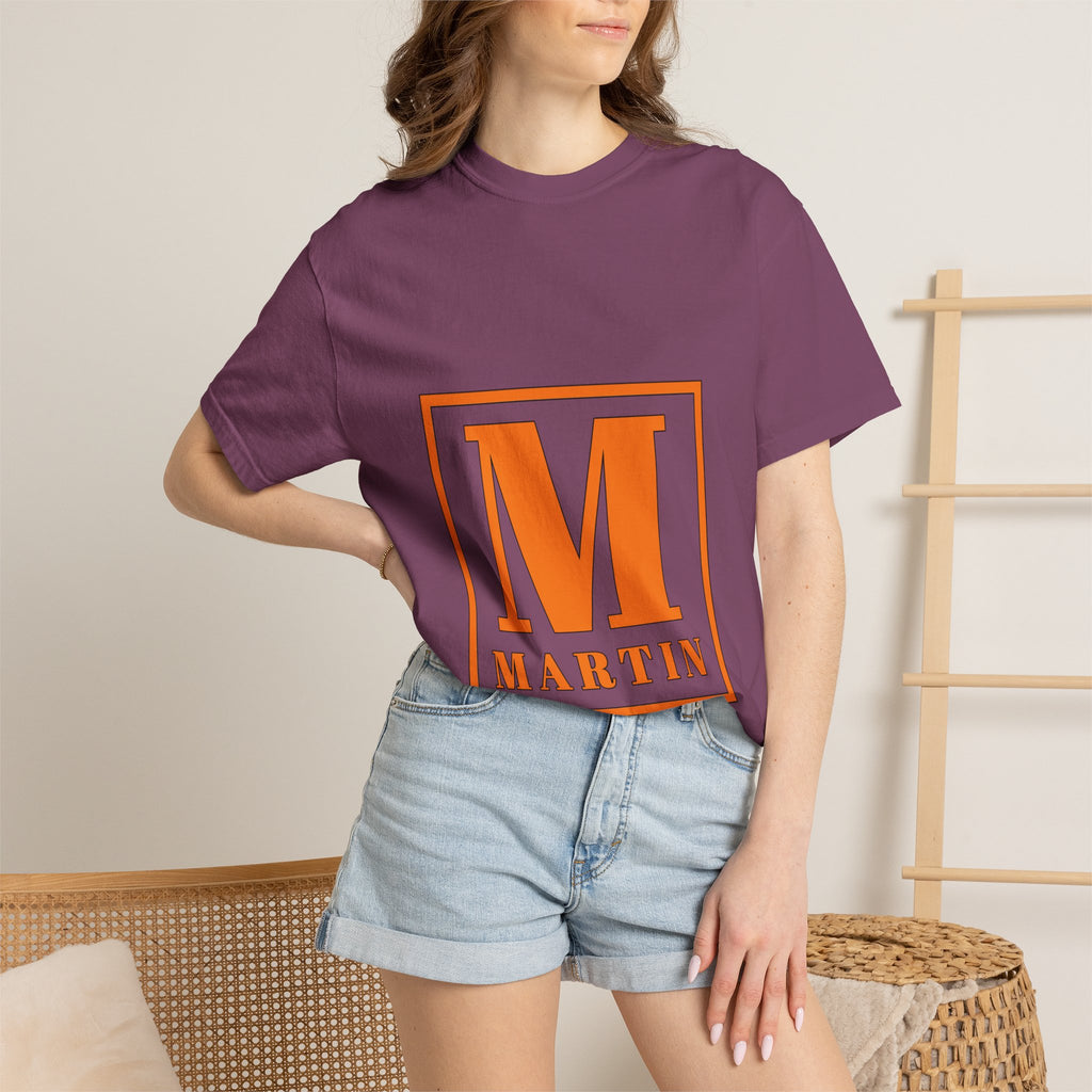 Martin Monogram T-Shirt — Personalized Initial 'M' Block Logo Tee