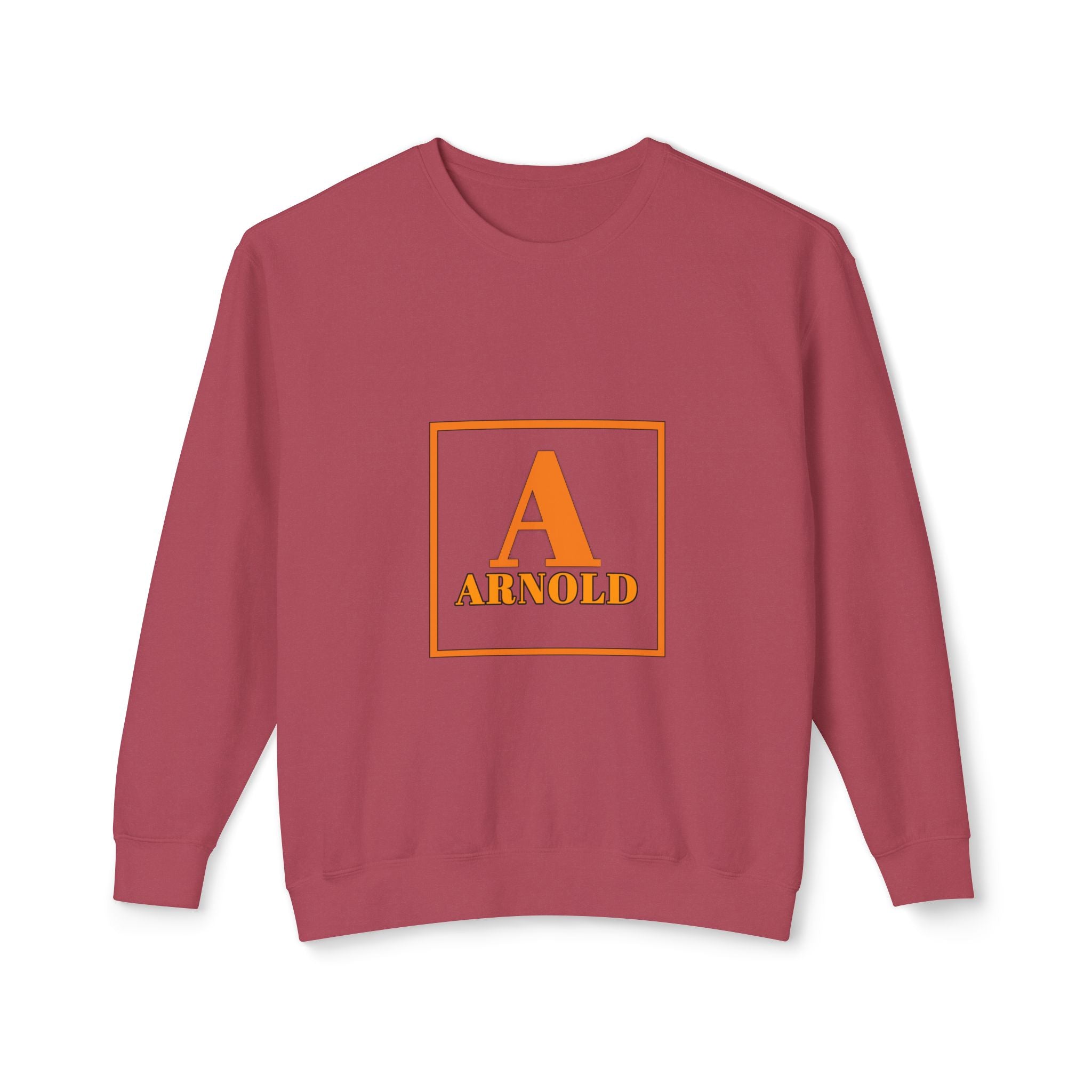 Arnold Monogram Crewneck Sweatshirt — Personalized Initial A Design