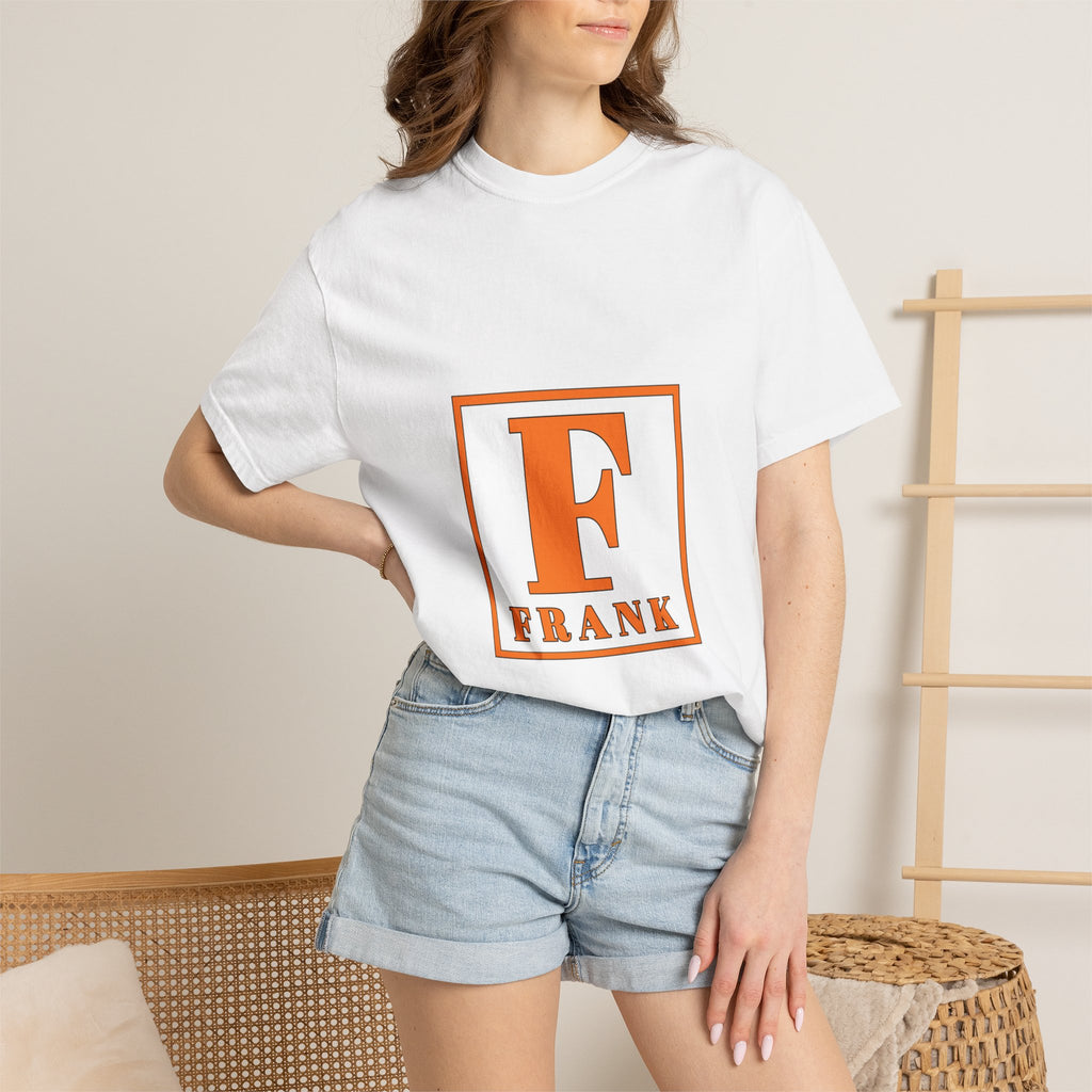 Frank Monogram T-Shirt — Classic Block Letter Initial Tee