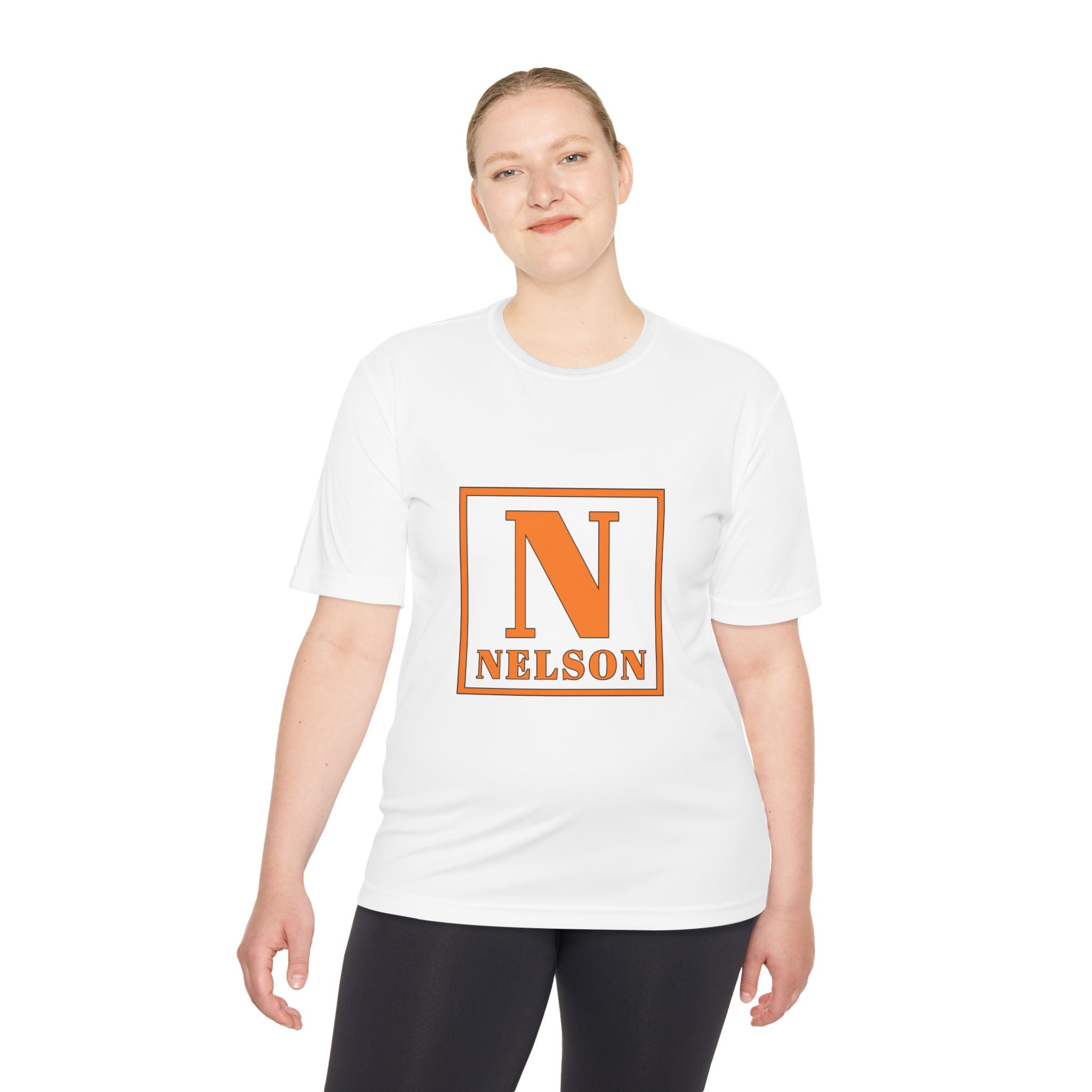 Nelson Monogram Tee — Personalized Initial N Moisture-Wicking Shirt