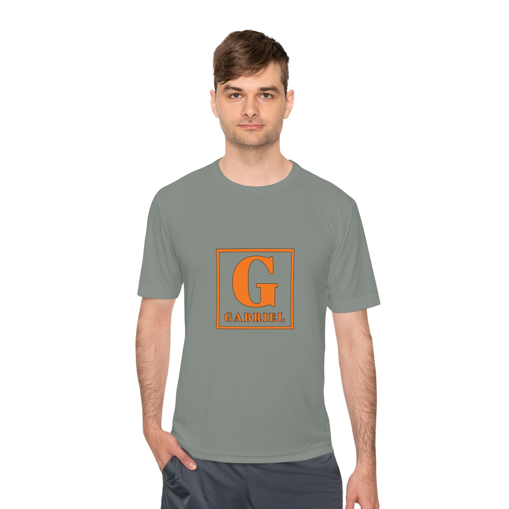 Personalized 'G' Initial Tee - Gabriel Monogram Moisture-Wicking Shirt
