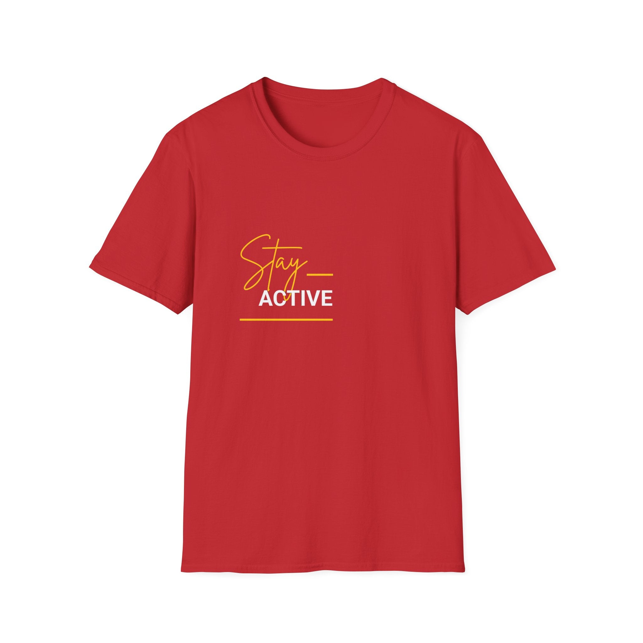 Stay Active T-Shirt — Motivational Fitness Graphic Tee