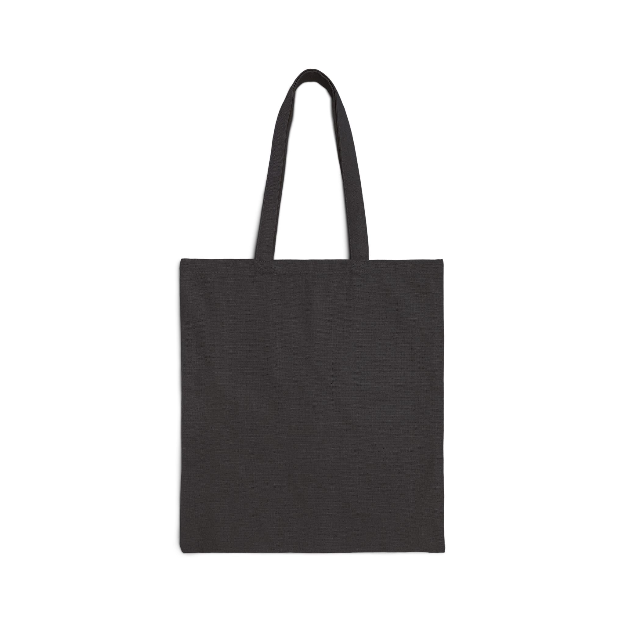 Happy Floral Tote Bag — 'Simply Happy' Cotton Canvas Shopper