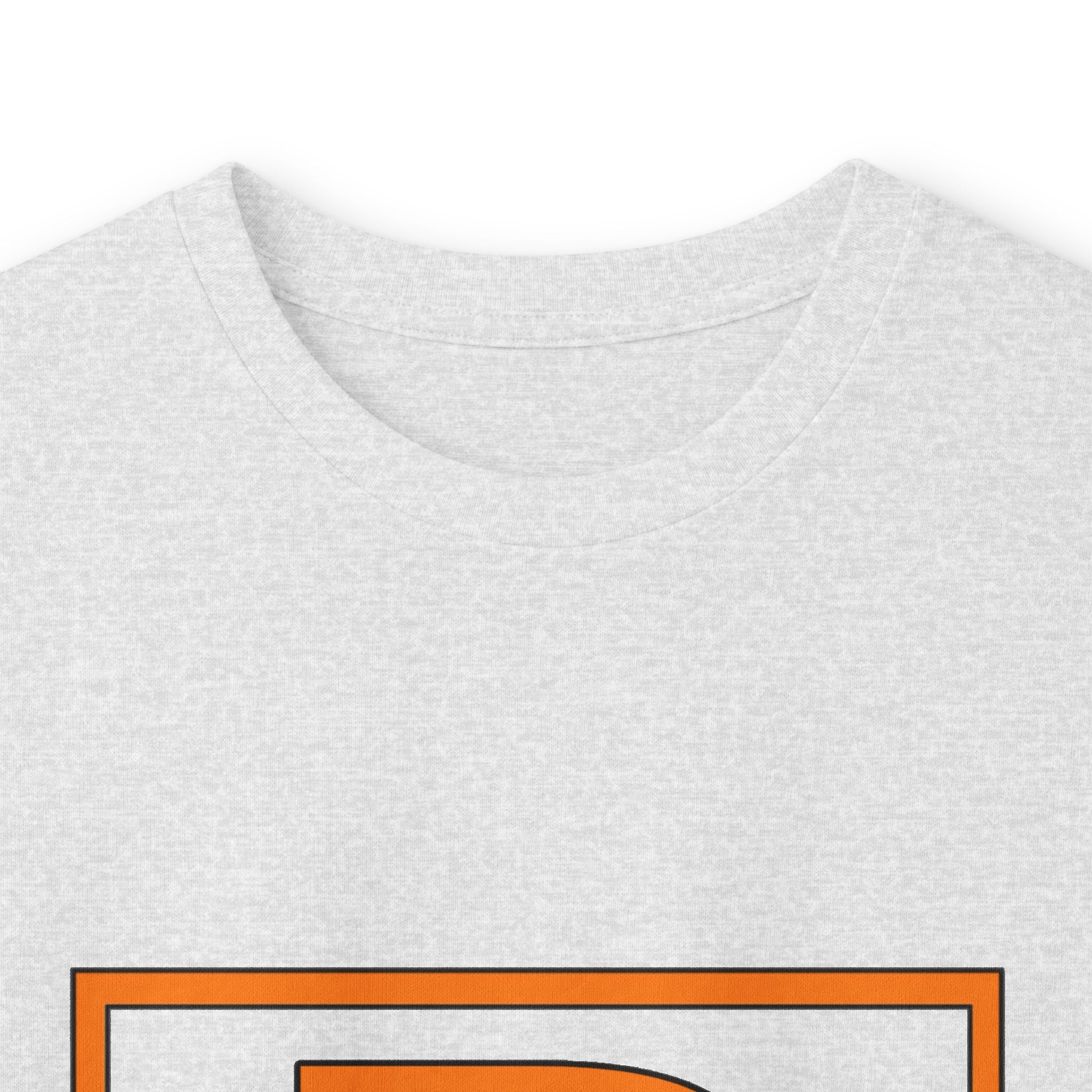 Patrick Monogram Long Sleeve Tee — Orange Block Initial P
