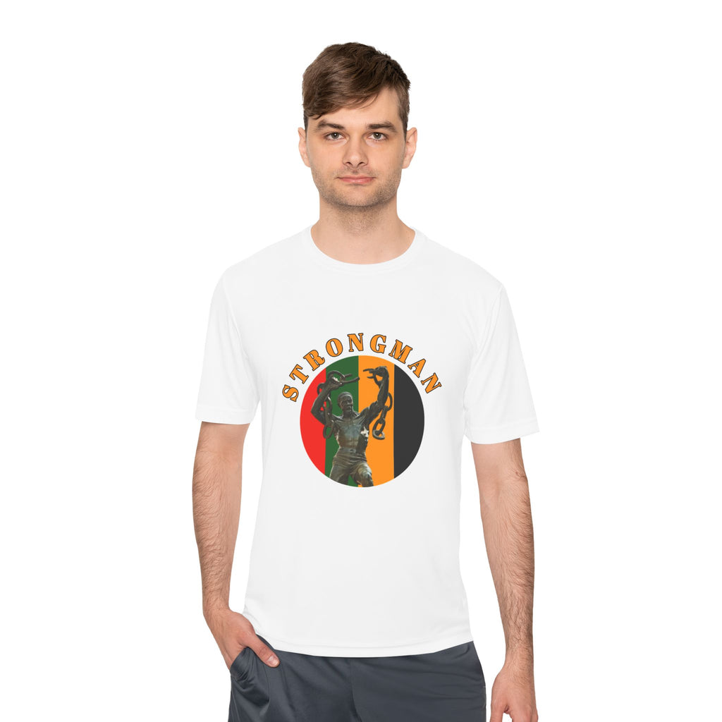 Strongman Kettlebell Tee — Athletic Moisture‑Wicking Gym Shirt