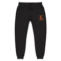 Embroidered 'L' Monogram Fleece Sweatpants — Cozy Personalized Lounge Joggers