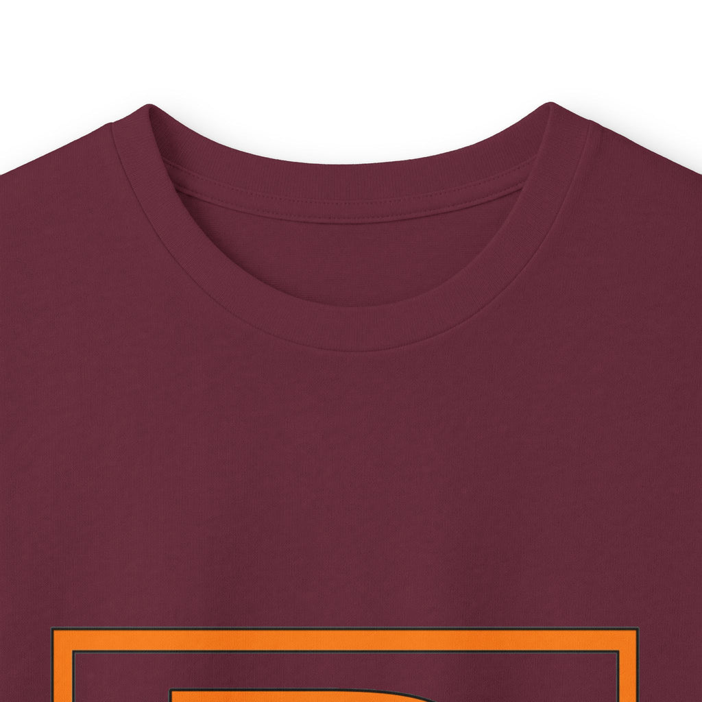 Richard Monogram Long Sleeve Tee — Retro Orange Initial R Shirt