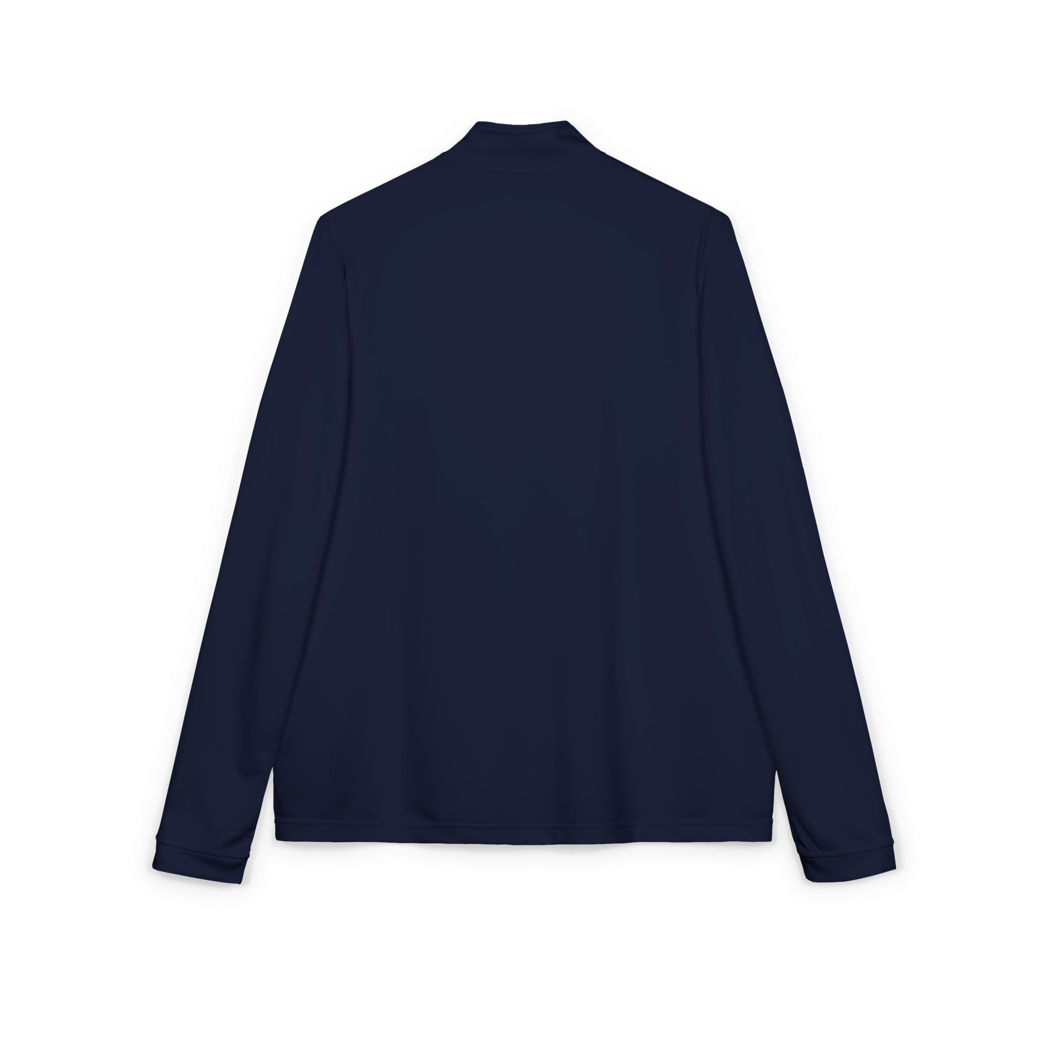 Embroidered Quarter-Zip Pullover — White Performance Adidas Pullover
