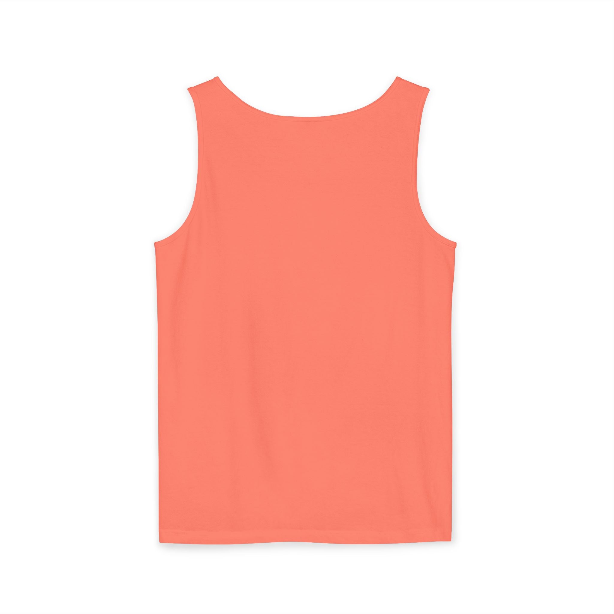 Ben Monogram Tank Top — Orange Initial B Vintage Box Graphic