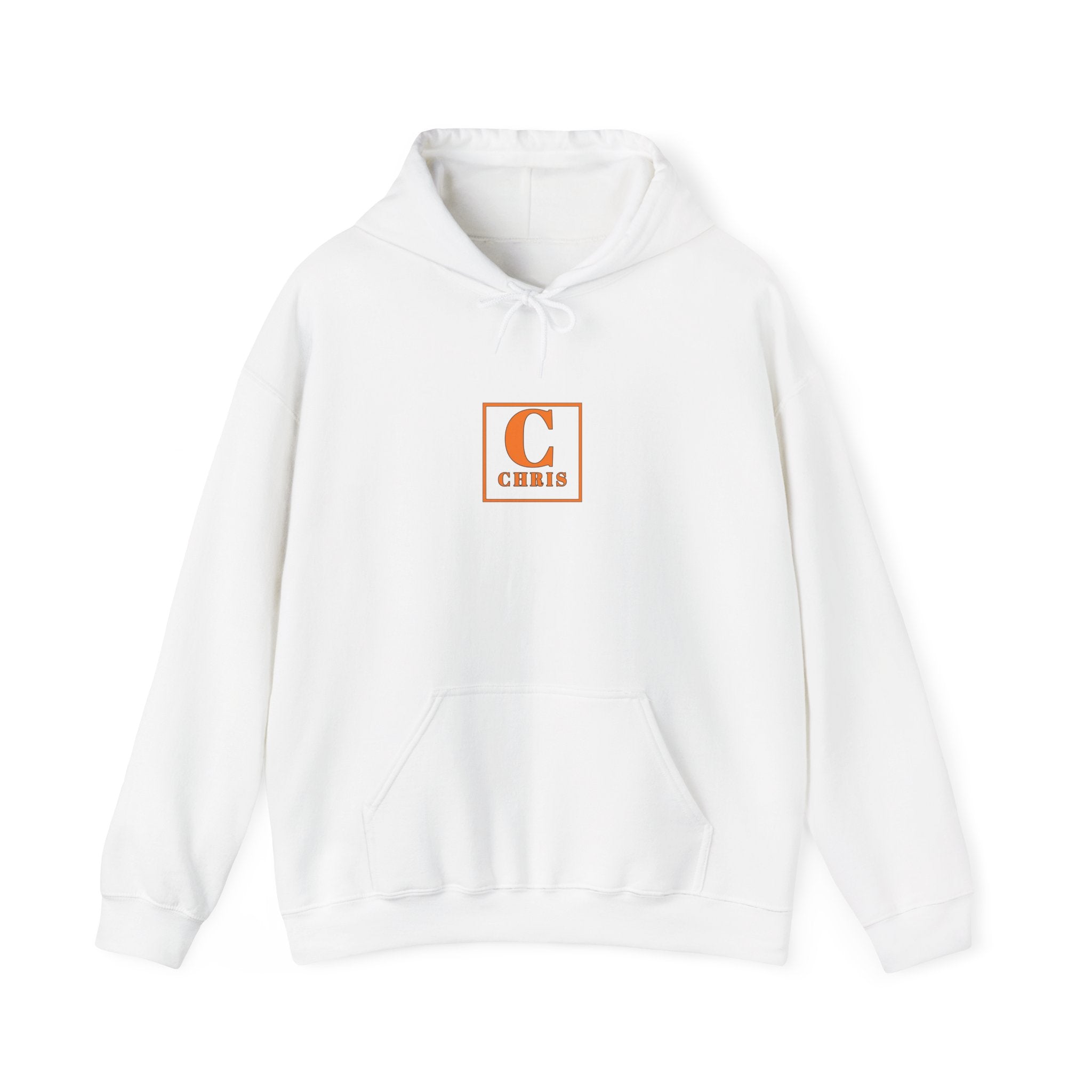 Initial C Monogram Hoodie — Personalized ‘C’ Chest Logo Pullover