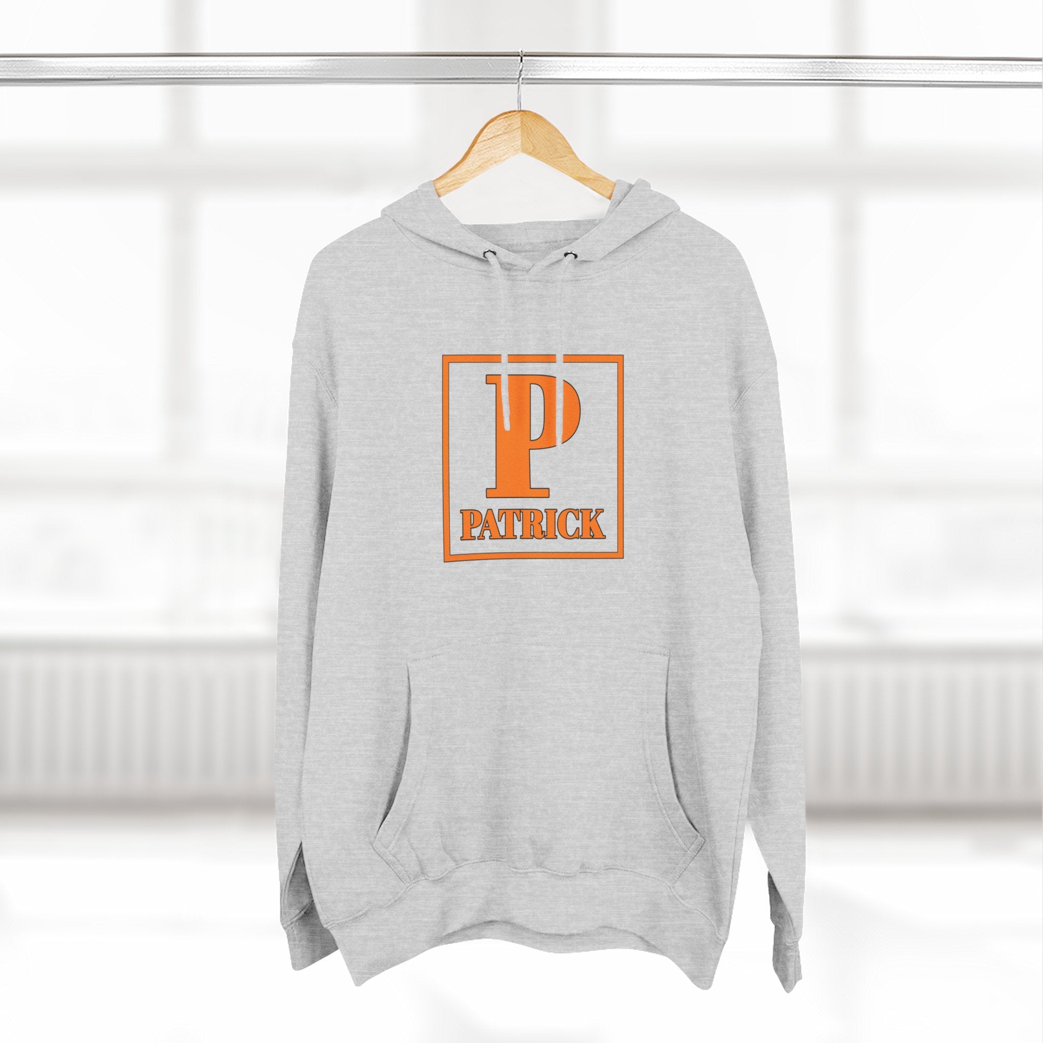 Patrick Monogram Hoodie — Personalized Initial P Letter Pullover
