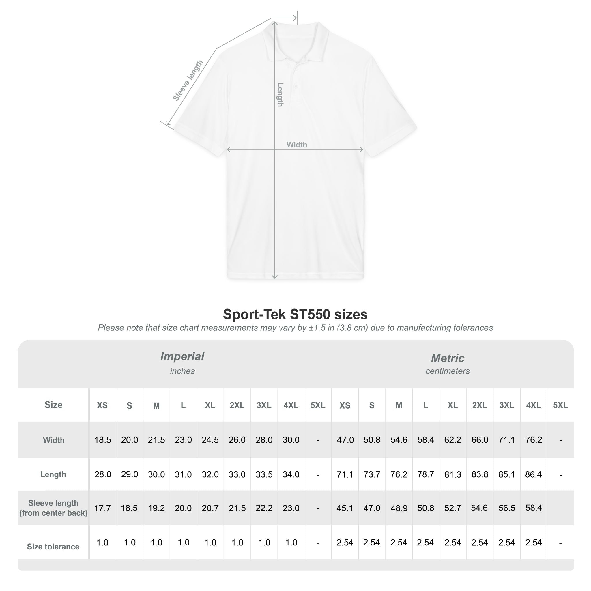 Emblem Logo Polo Shirt — Performance Sport-Tek PosiCharge Competitor
