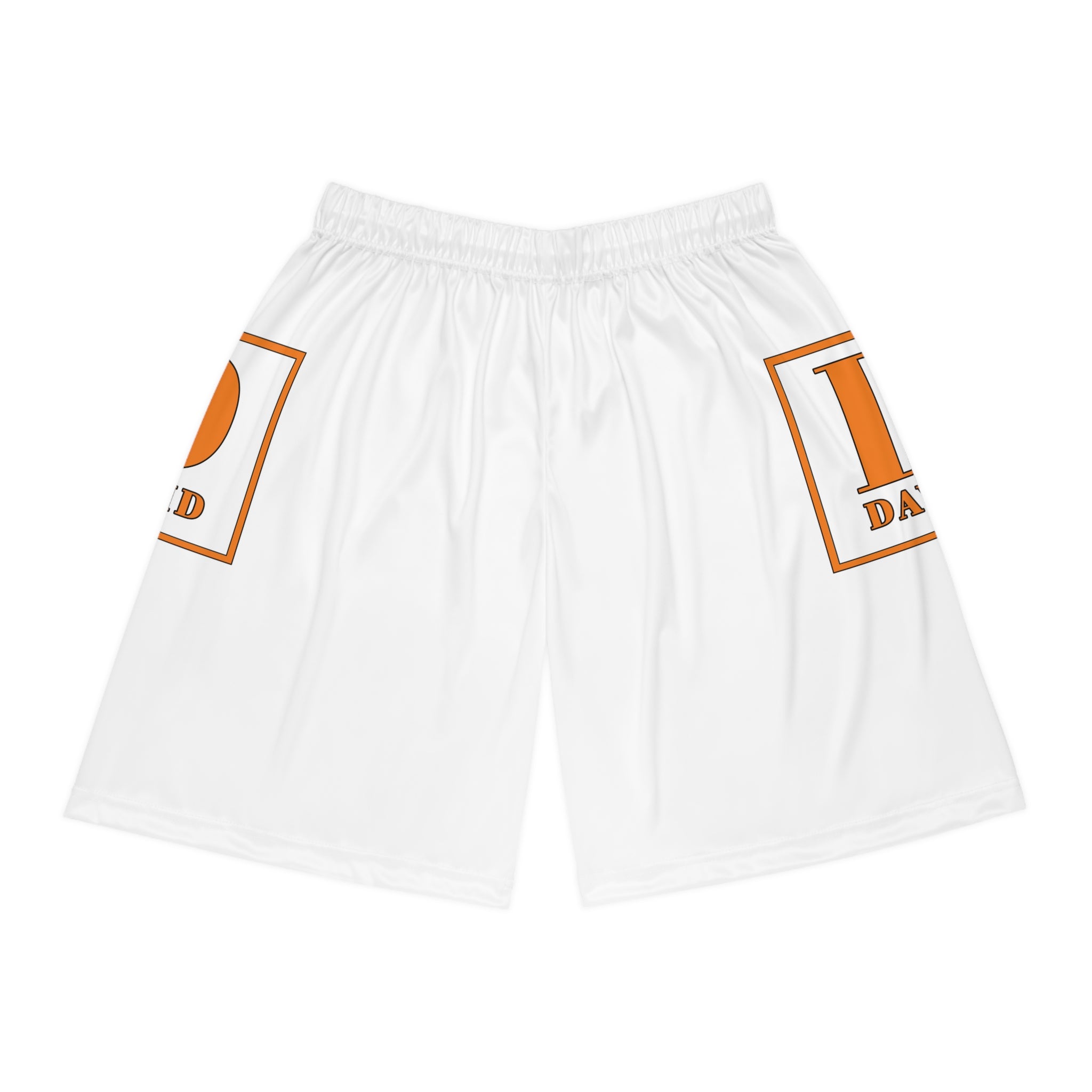 Basketball Shorts — Personalized 'D' David Logo All-Over Print Athletic Shorts