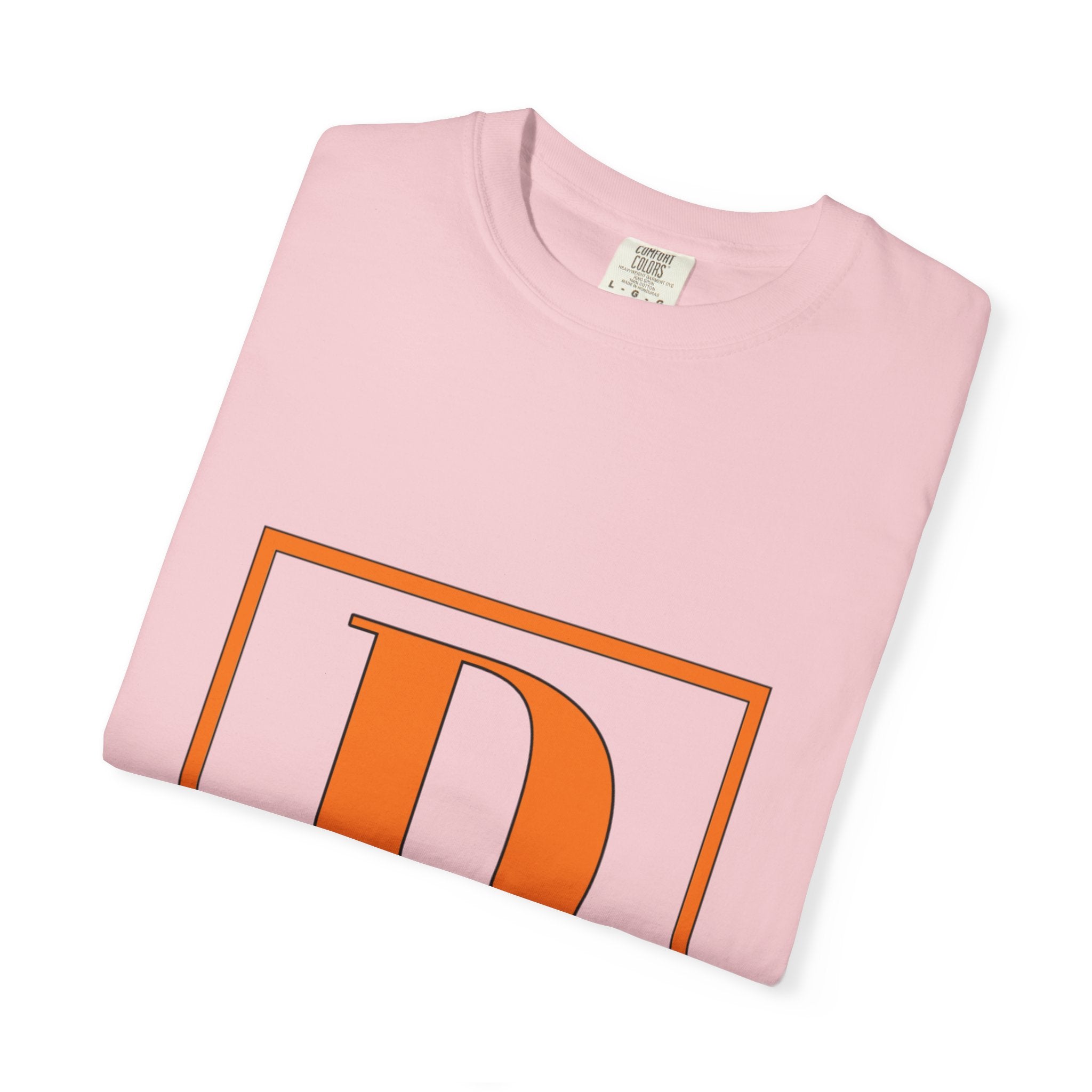 David Monogram T-Shirt — Bold Initial Box Graphic