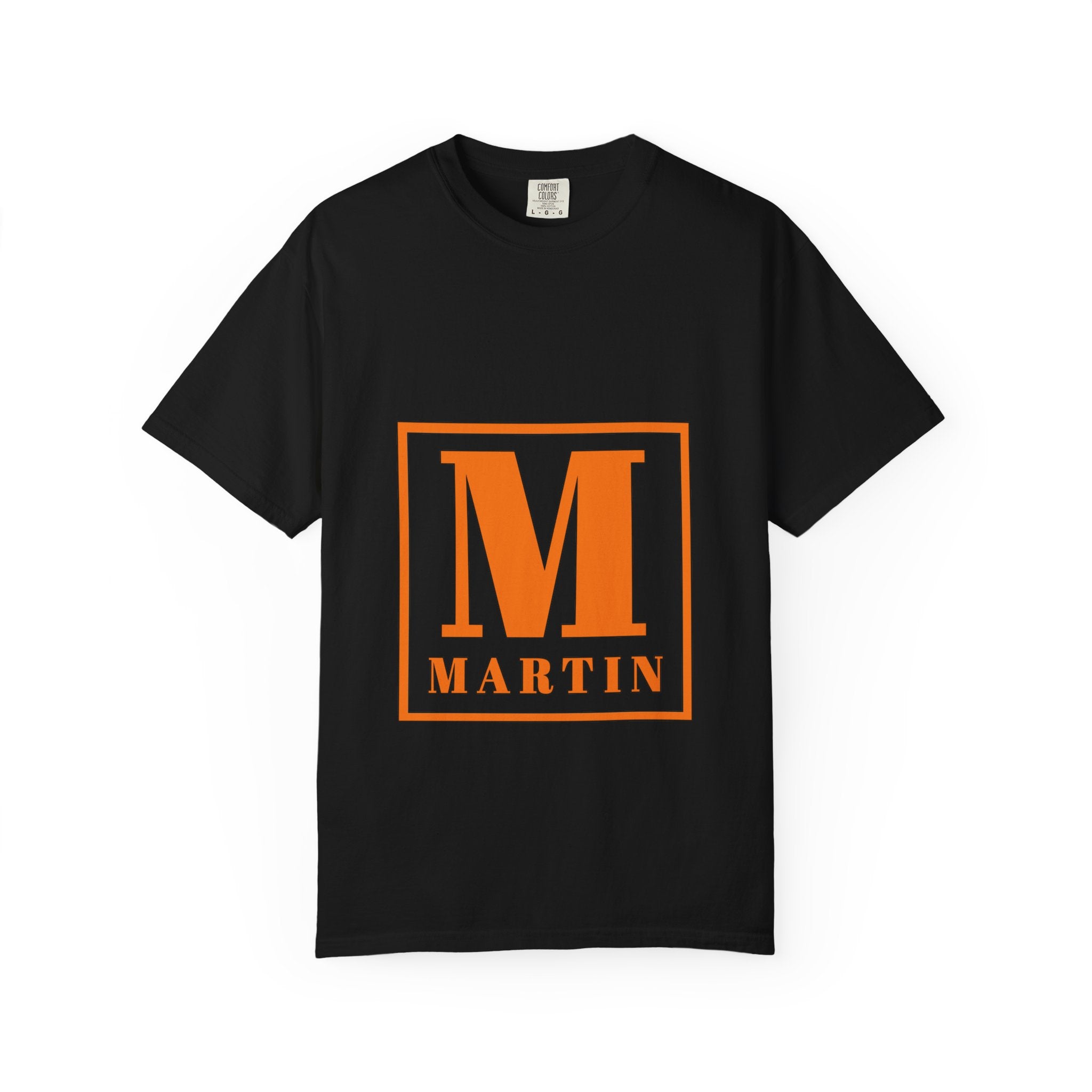 Martin Monogram T-Shirt — Personalized Initial 'M' Block Logo Tee