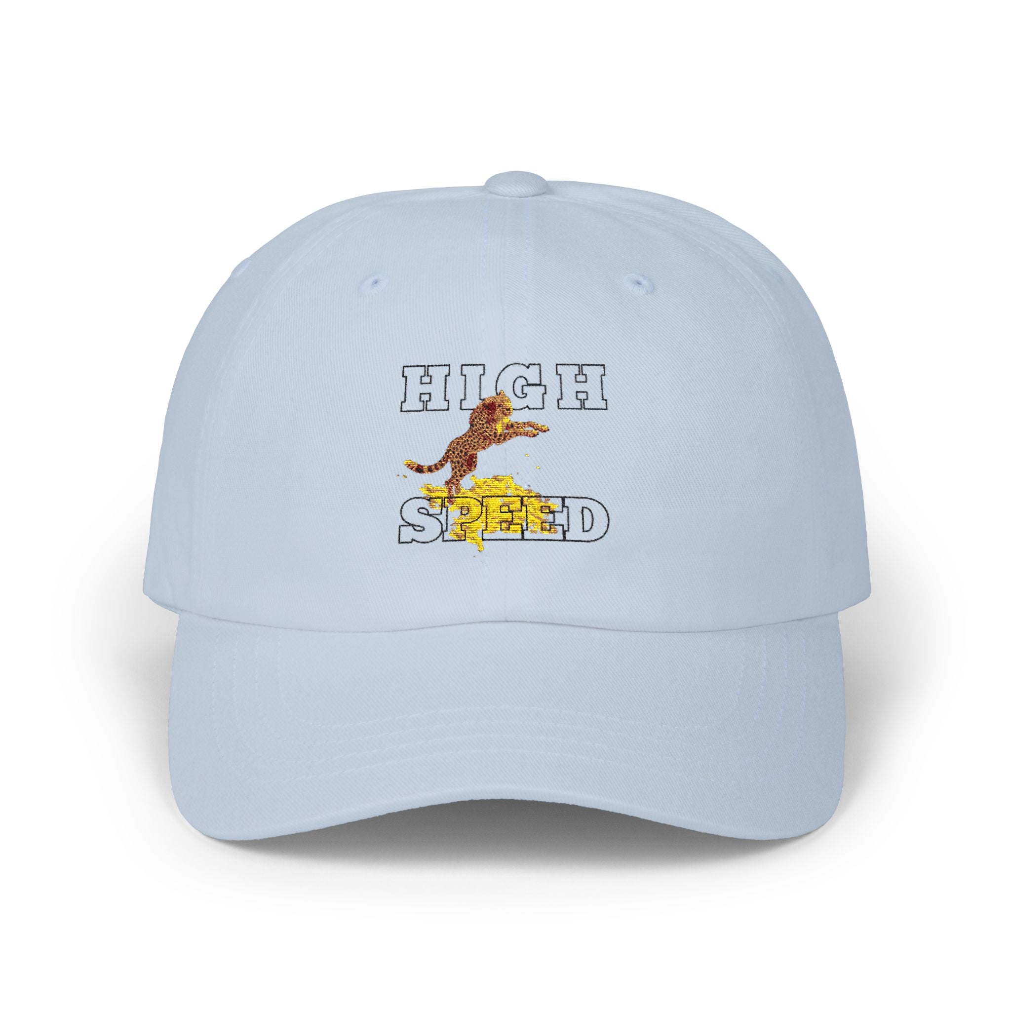 Dad Cap — 'High Speed' Skateboarding Dog Embroidered Hat