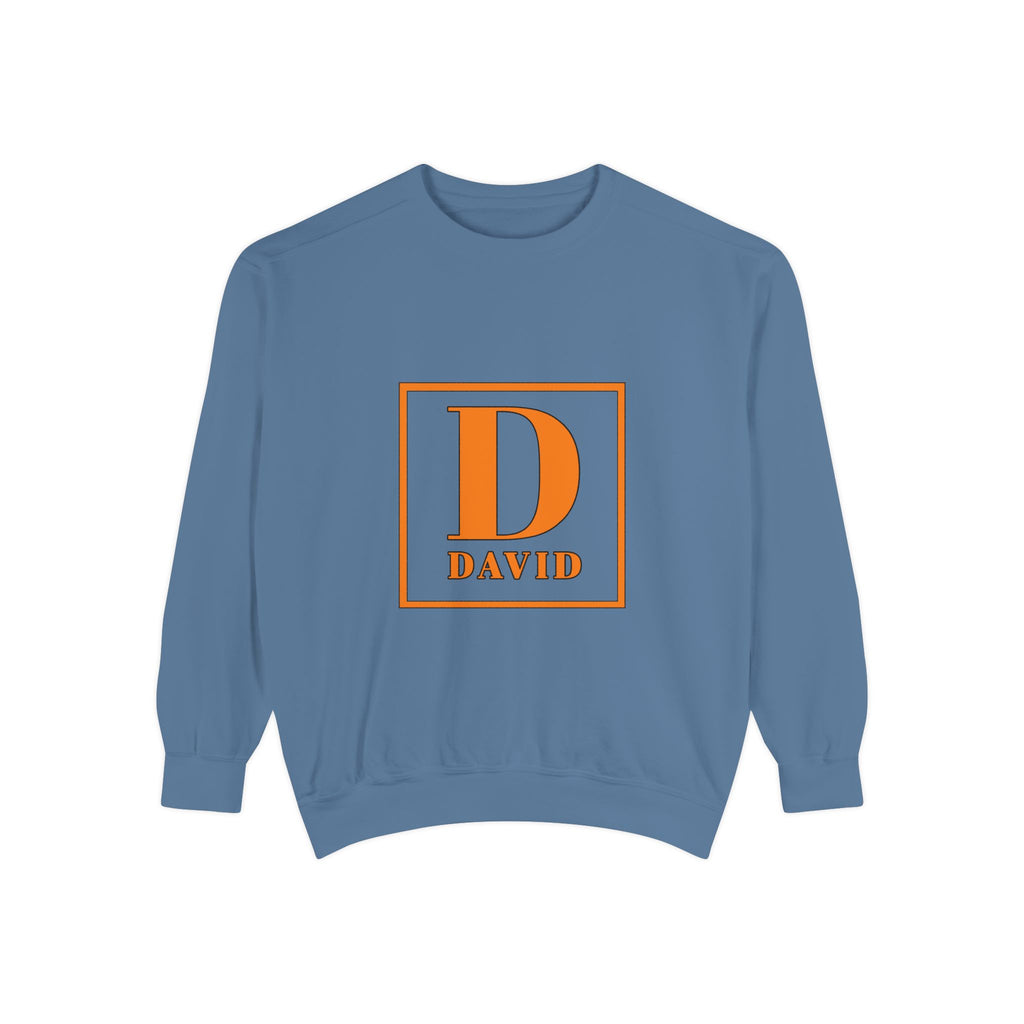 David Monogram Sweatshirt — Personalized Initial D Crewneck
