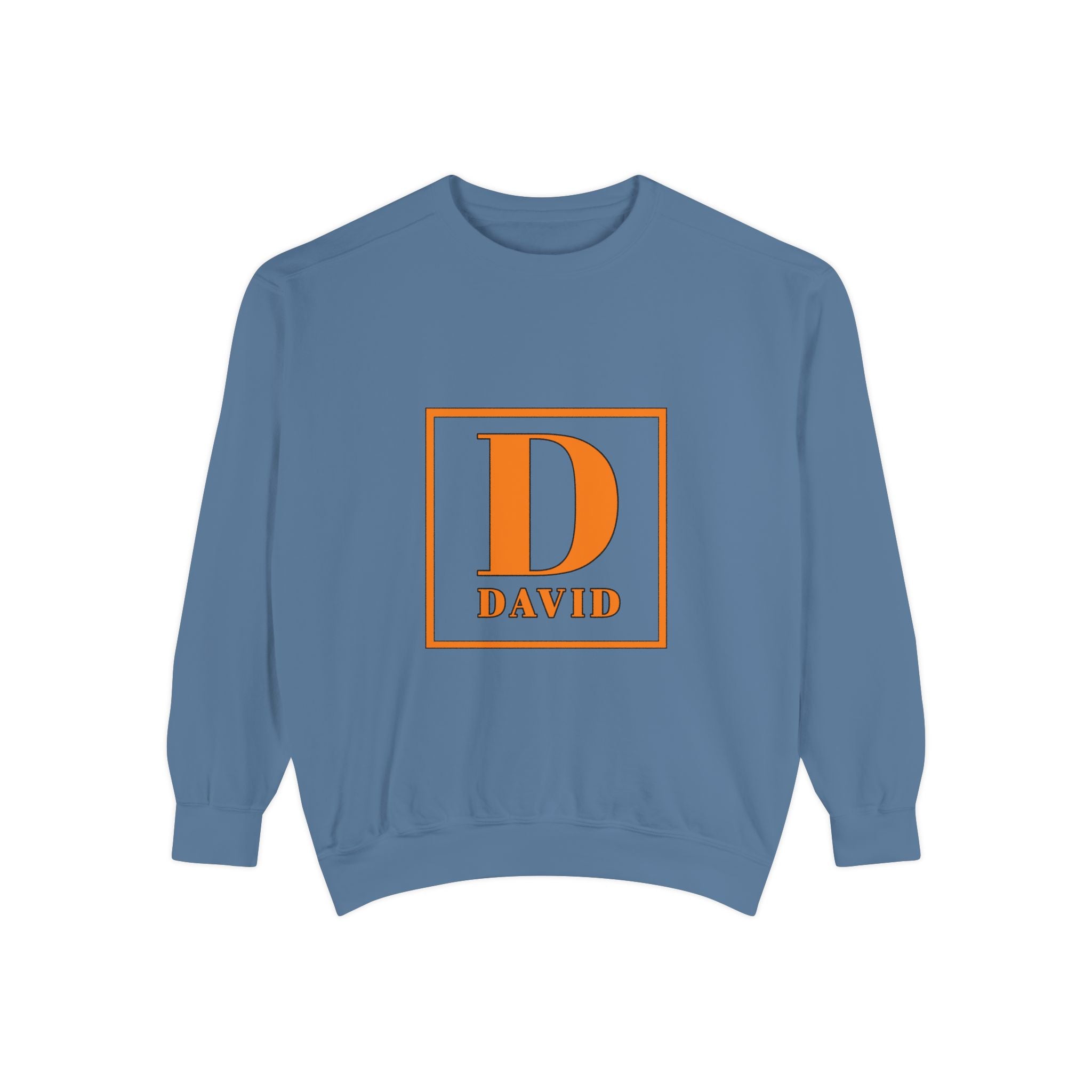 David Monogram Sweatshirt — Personalized Initial D Crewneck