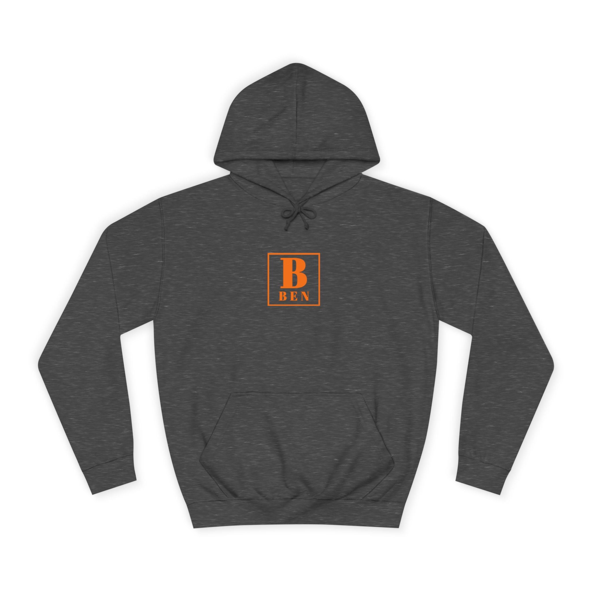Initial Monogram Hoodie — Custom 'B BEN' College-Style Pullover