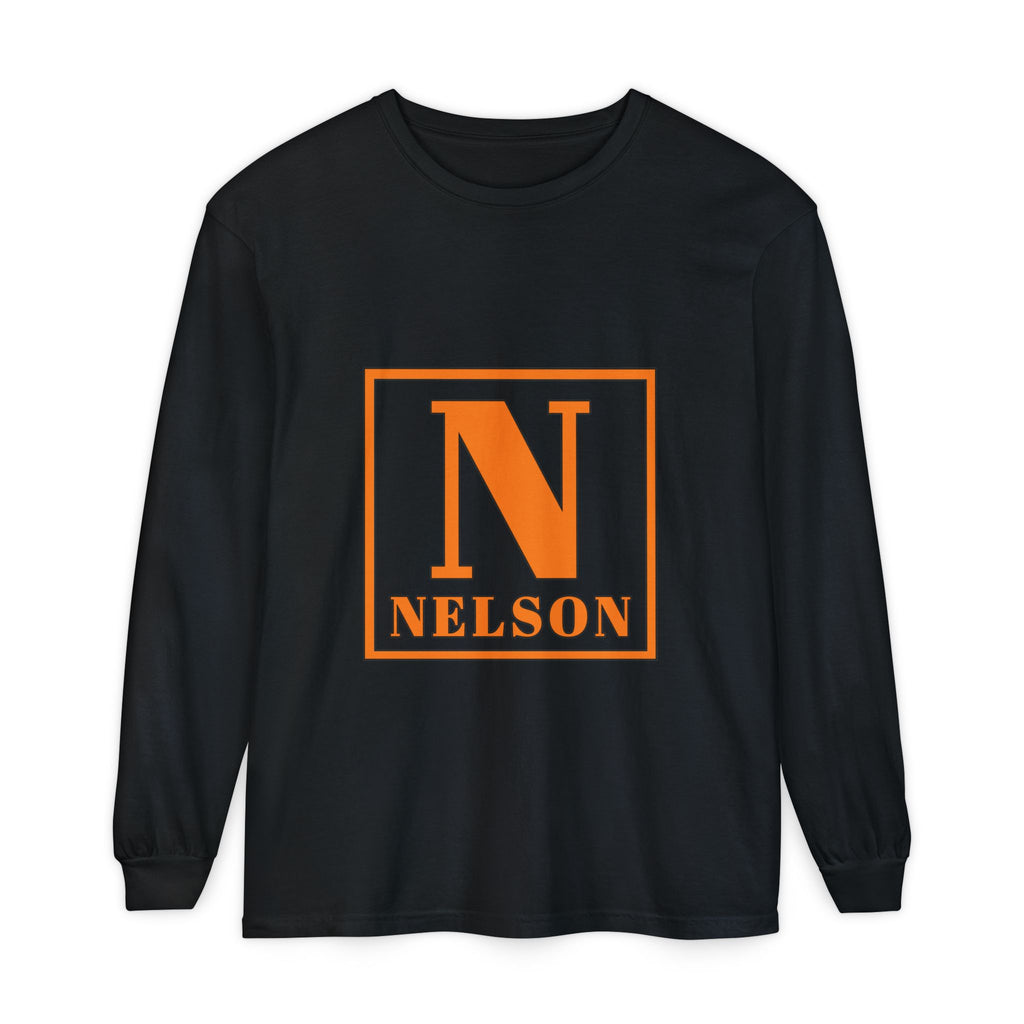 Nelson Monogram Long Sleeve T‑Shirt