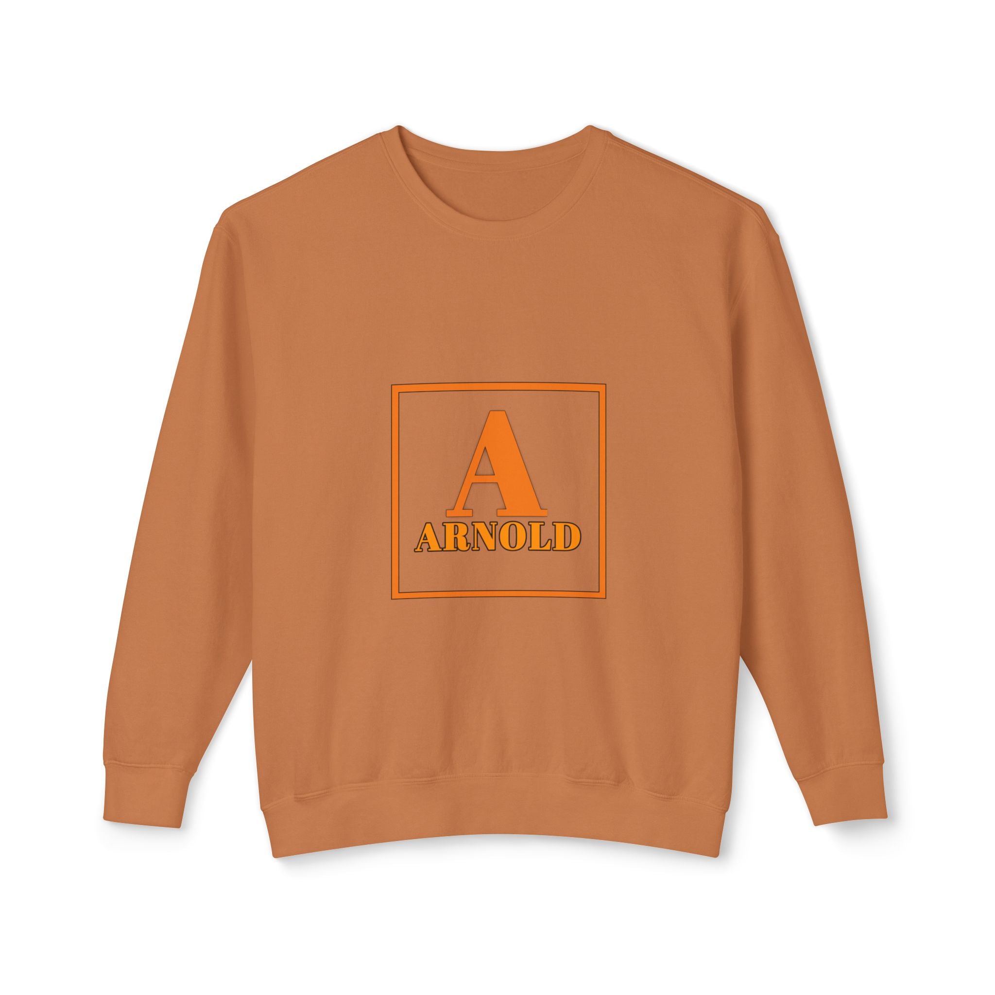 Arnold Monogram Crewneck Sweatshirt — Personalized Initial A Design