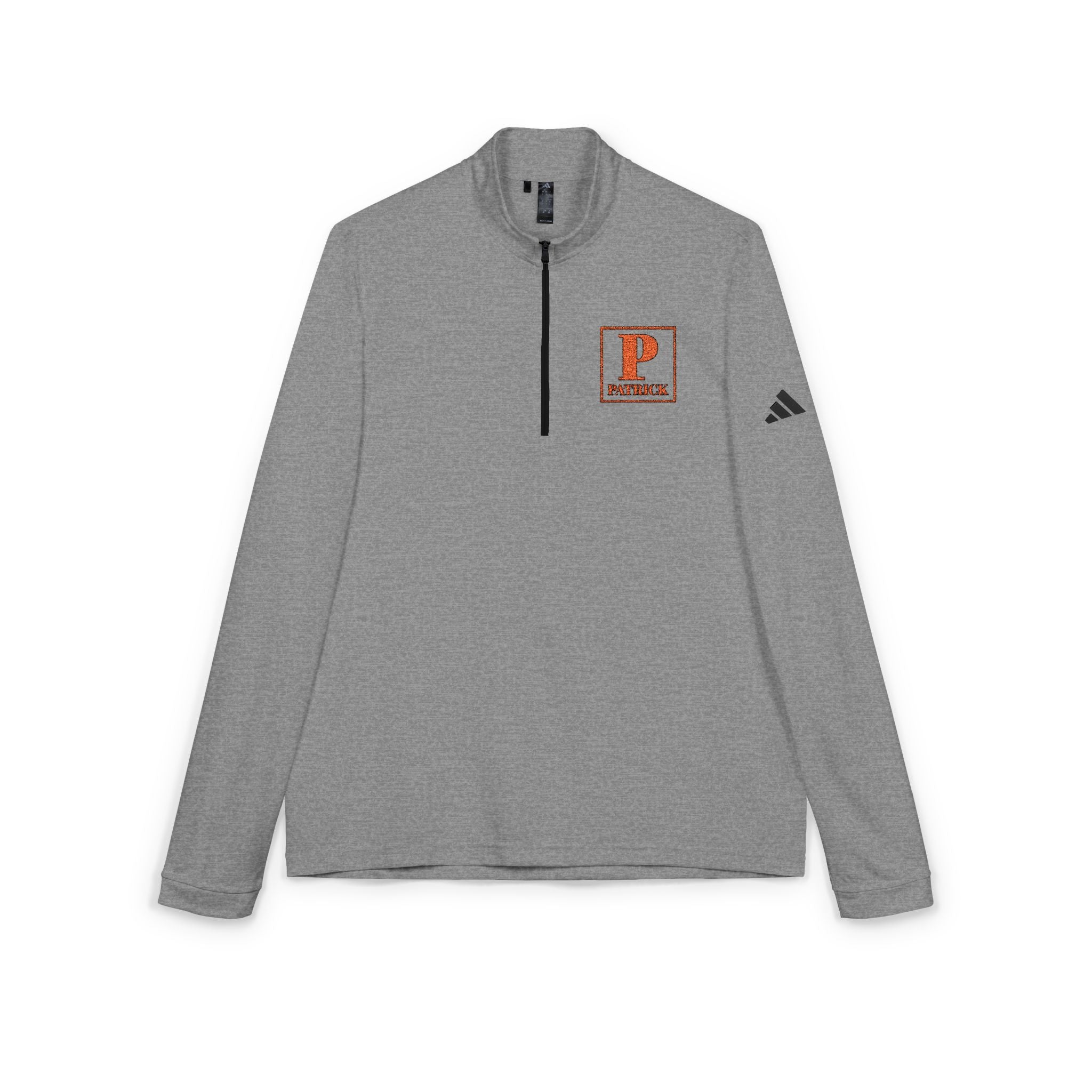 Patriots Embroidered Quarter-Zip Pullover — adidas Performance Layer