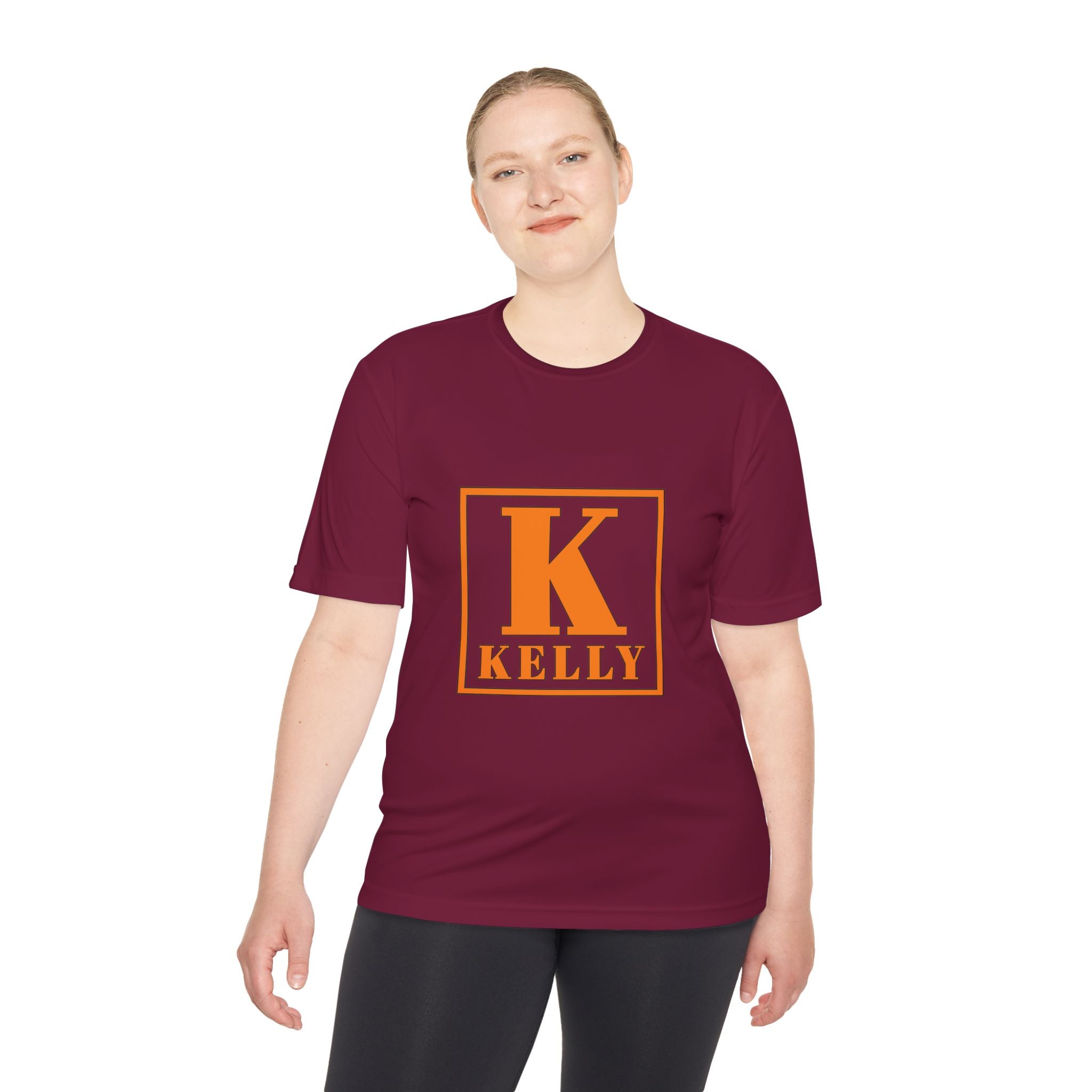 Kelly Block Initials Performance Tee