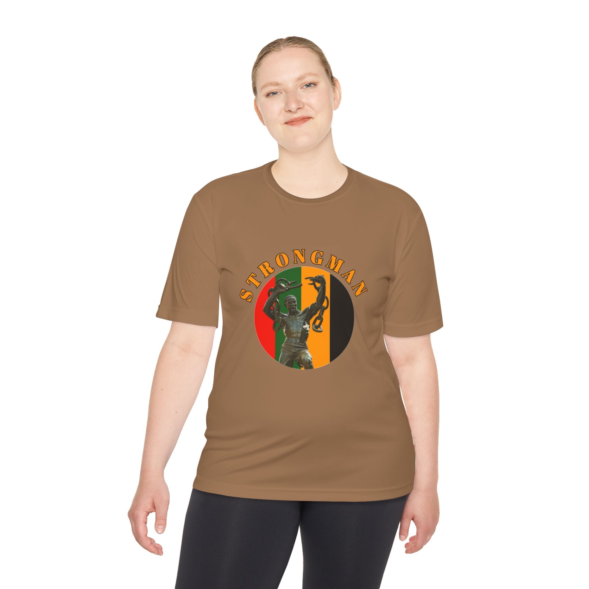 Strongman Kettlebell Tee — Athletic Moisture‑Wicking Gym Shirt