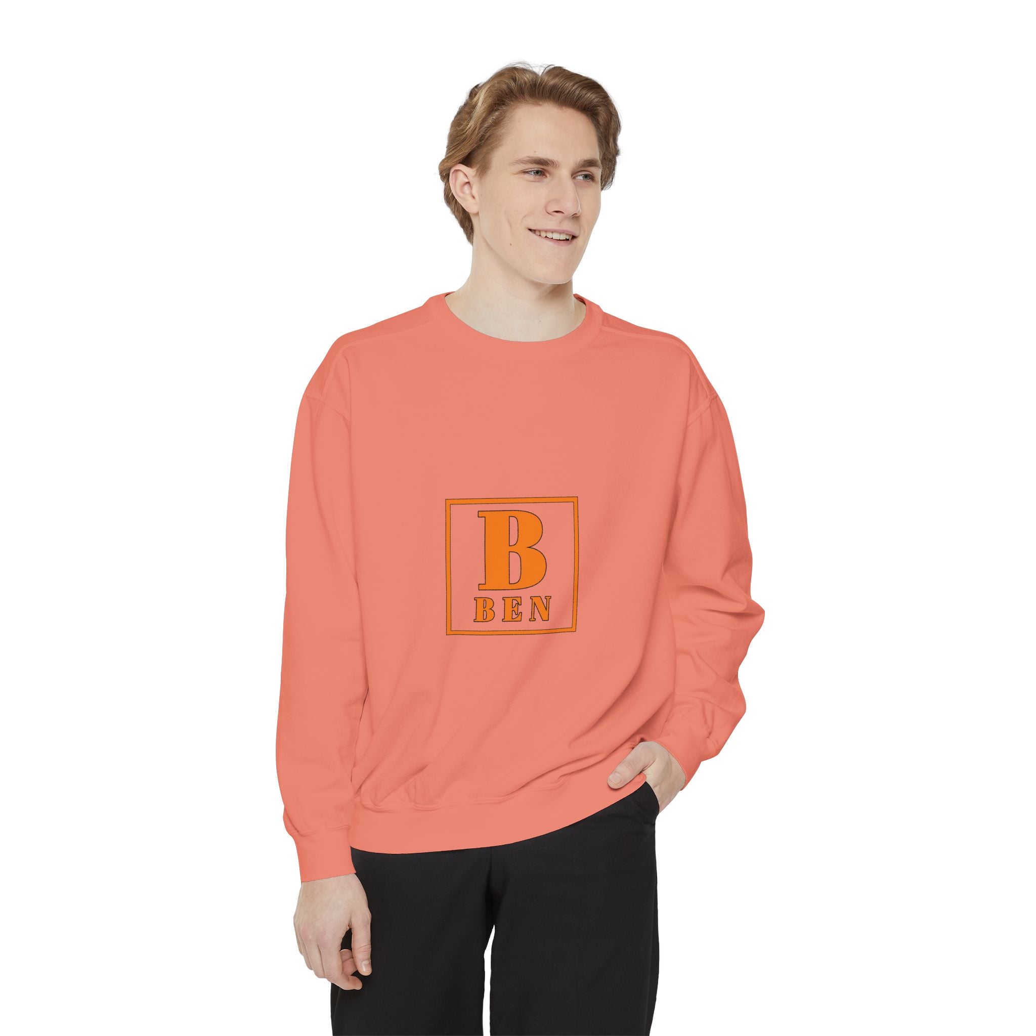 Personalized 'B Ben' Monogram Sweatshirt — Cozy Initial Crewneck