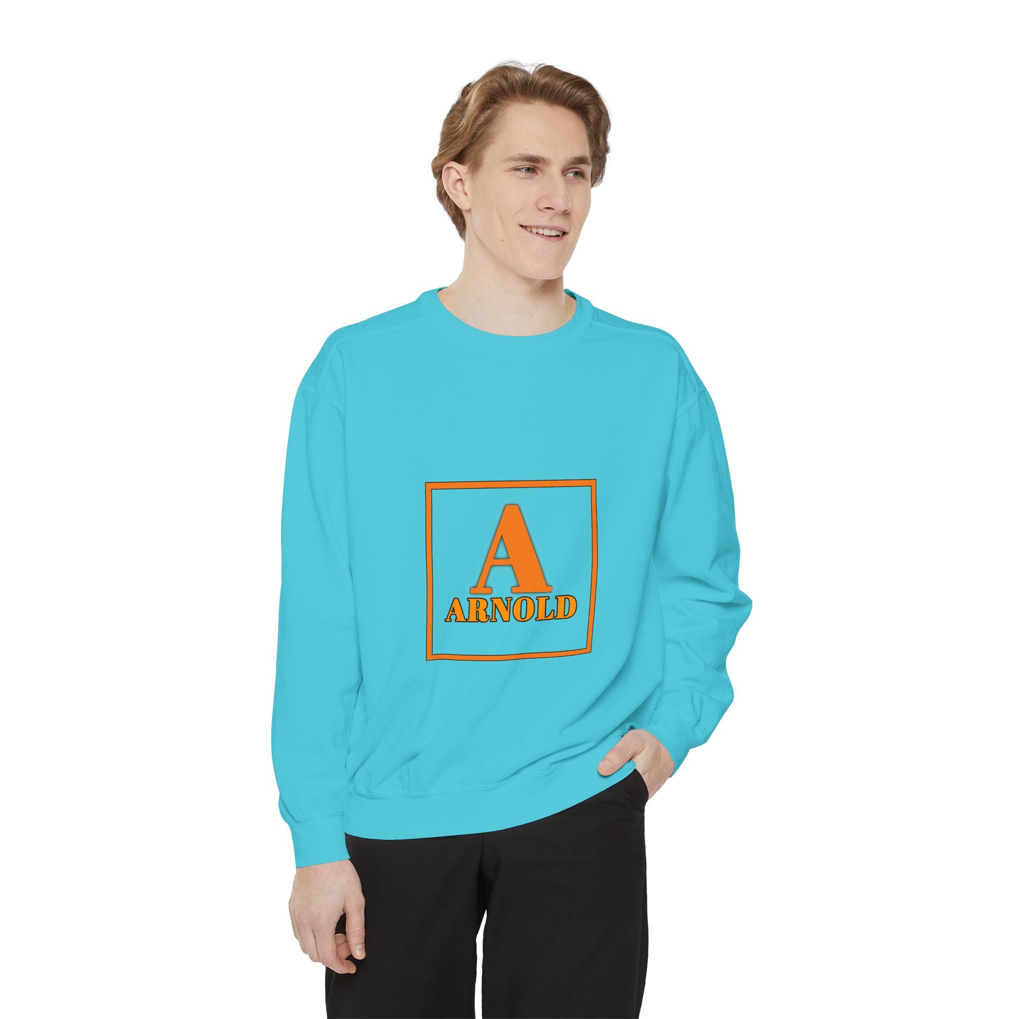 Arnold Monogram Sweatshirt — Personalized Initial A Crewneck