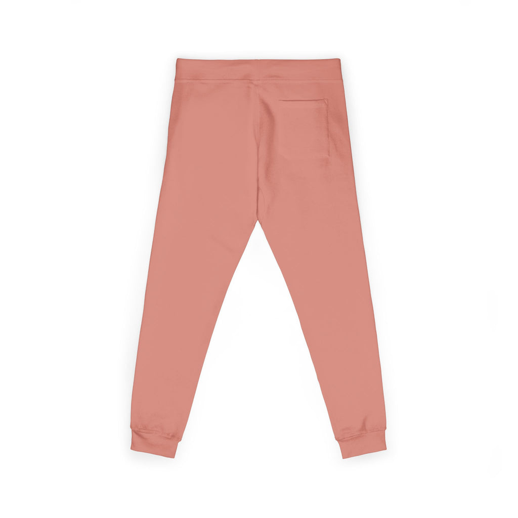 Embroidered Minimal Logo Fleece Sweatpants — Cozy Casual Lounge Joggers