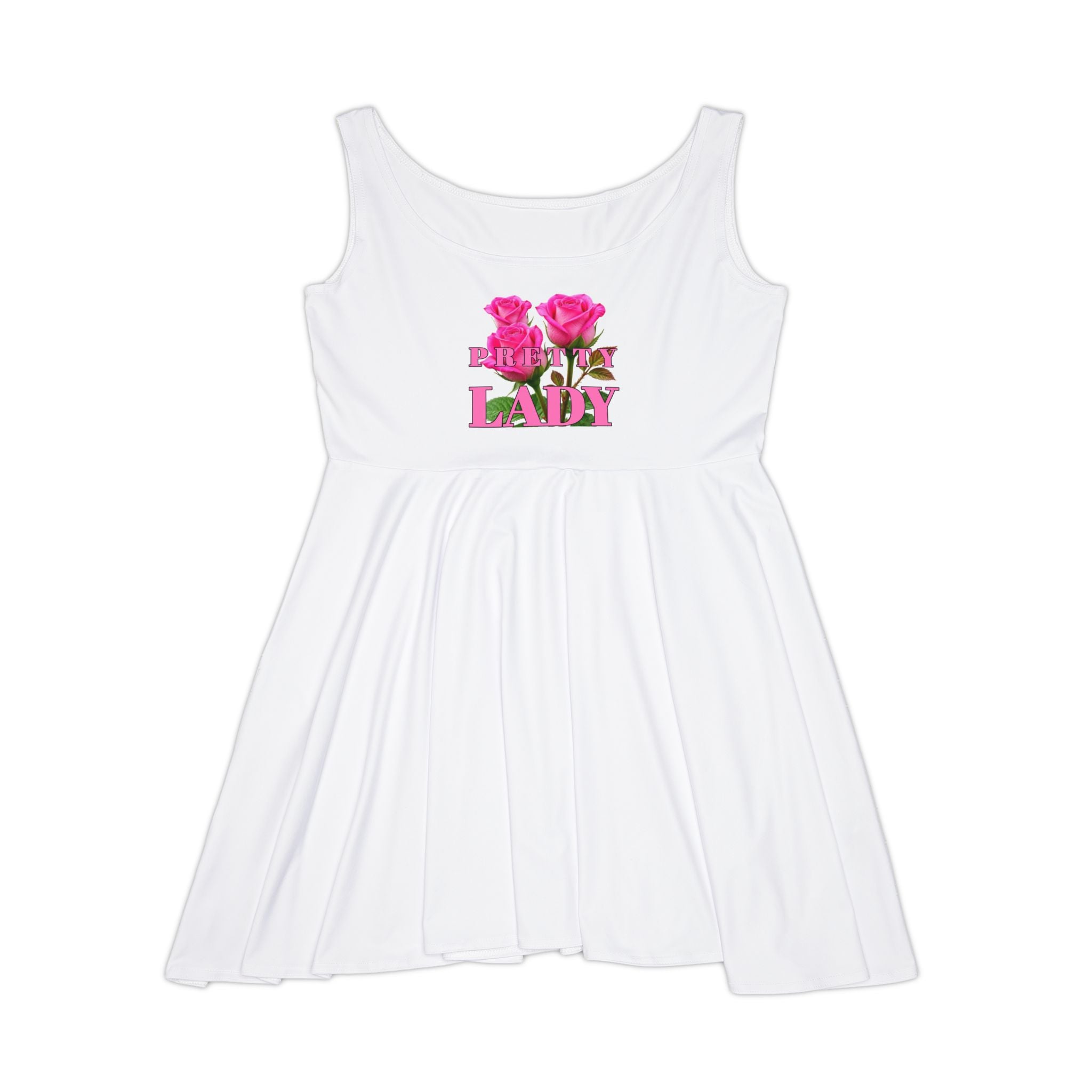 Skater Dress — Pretty Lady Floral Graphic