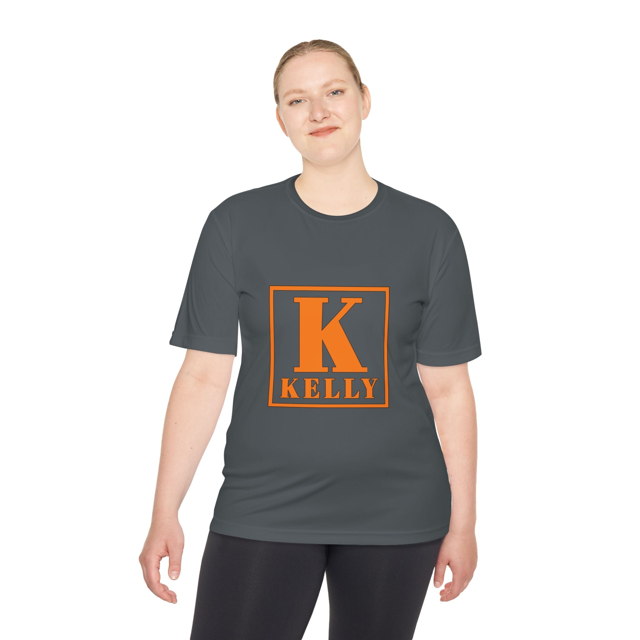 Kelly Block Initials Performance Tee