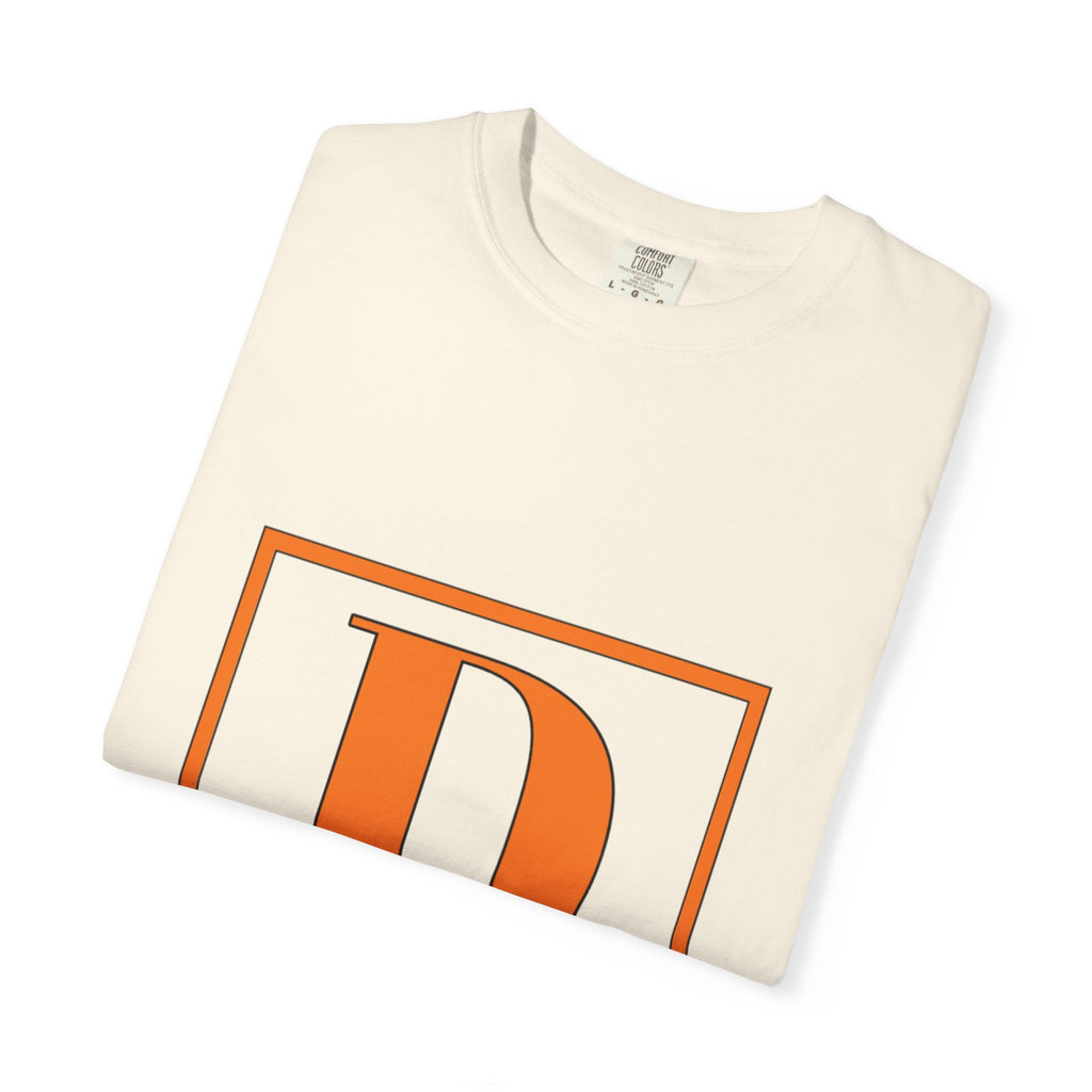 David Monogram T-Shirt — Bold Initial Box Graphic