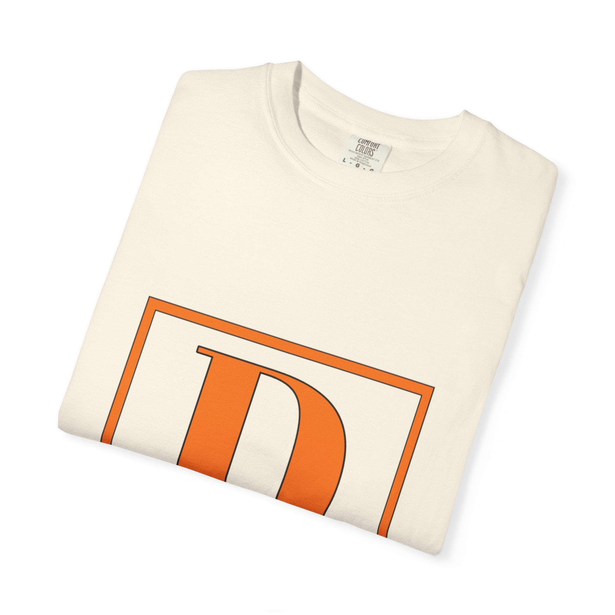 David Monogram T-Shirt — Bold Initial Box Graphic