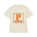 Patrick Initial T‑Shirt — Orange Monogram Tee
