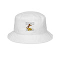 Embroidered 'High Speed' Graphic Bucket Hat — Retro Racing Skate Style