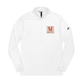 Embroidered 'M' Quarter-Zip Pullover